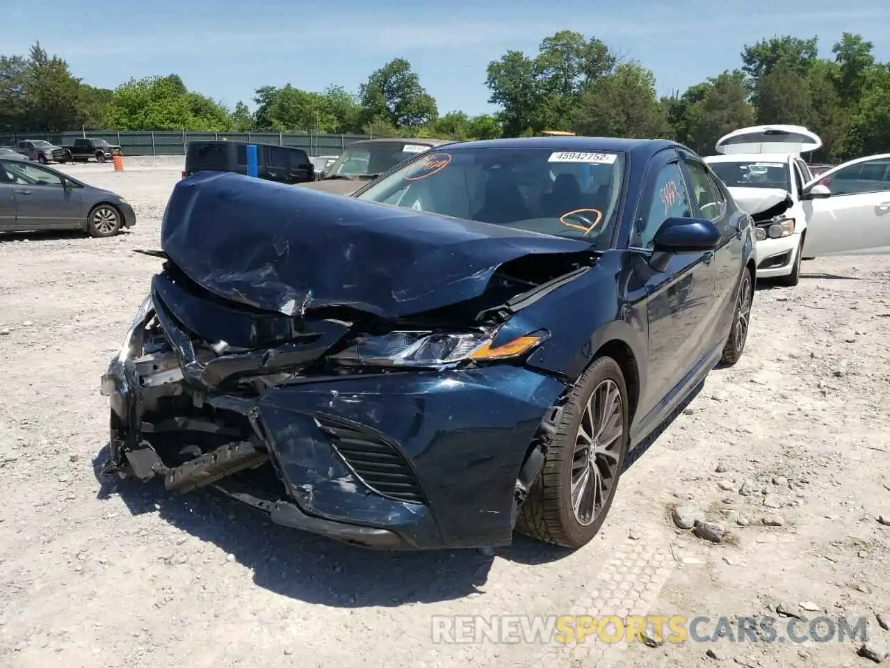 2 Photograph of a damaged car 4T1B11HKXKU269194 TOYOTA CAMRY 2019