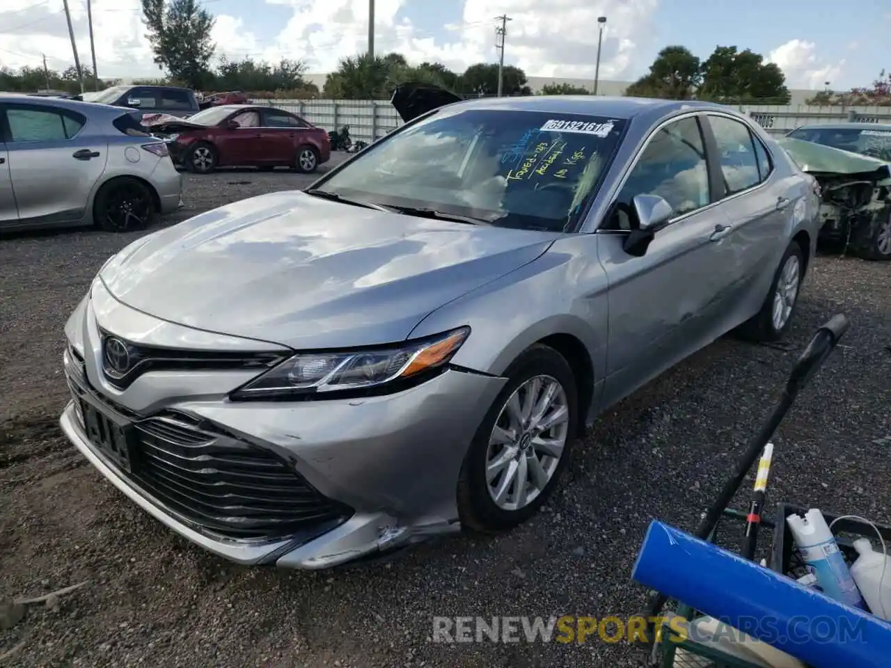 2 Photograph of a damaged car 4T1B11HKXKU269731 TOYOTA CAMRY 2019