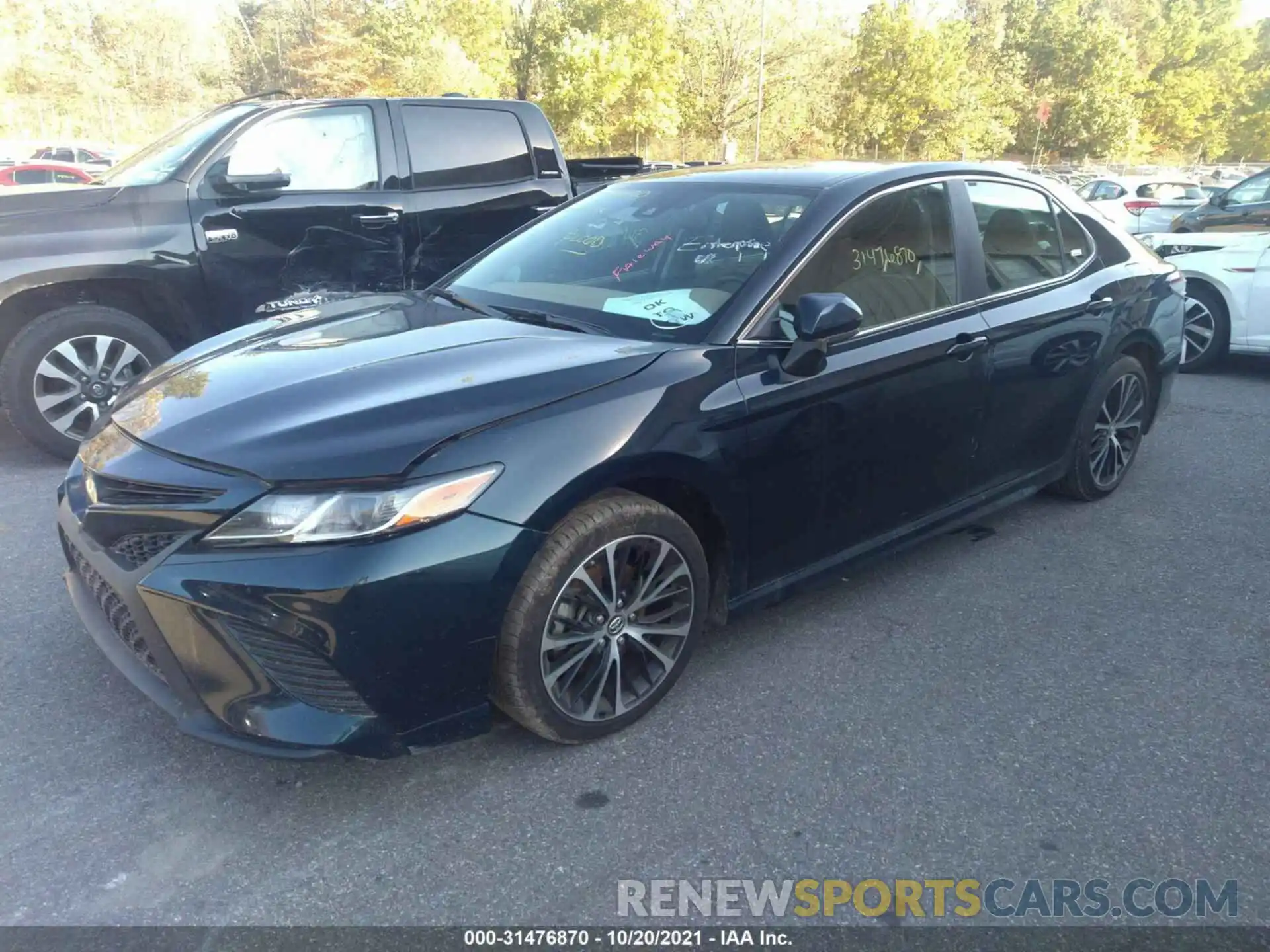 2 Photograph of a damaged car 4T1B11HKXKU269809 TOYOTA CAMRY 2019