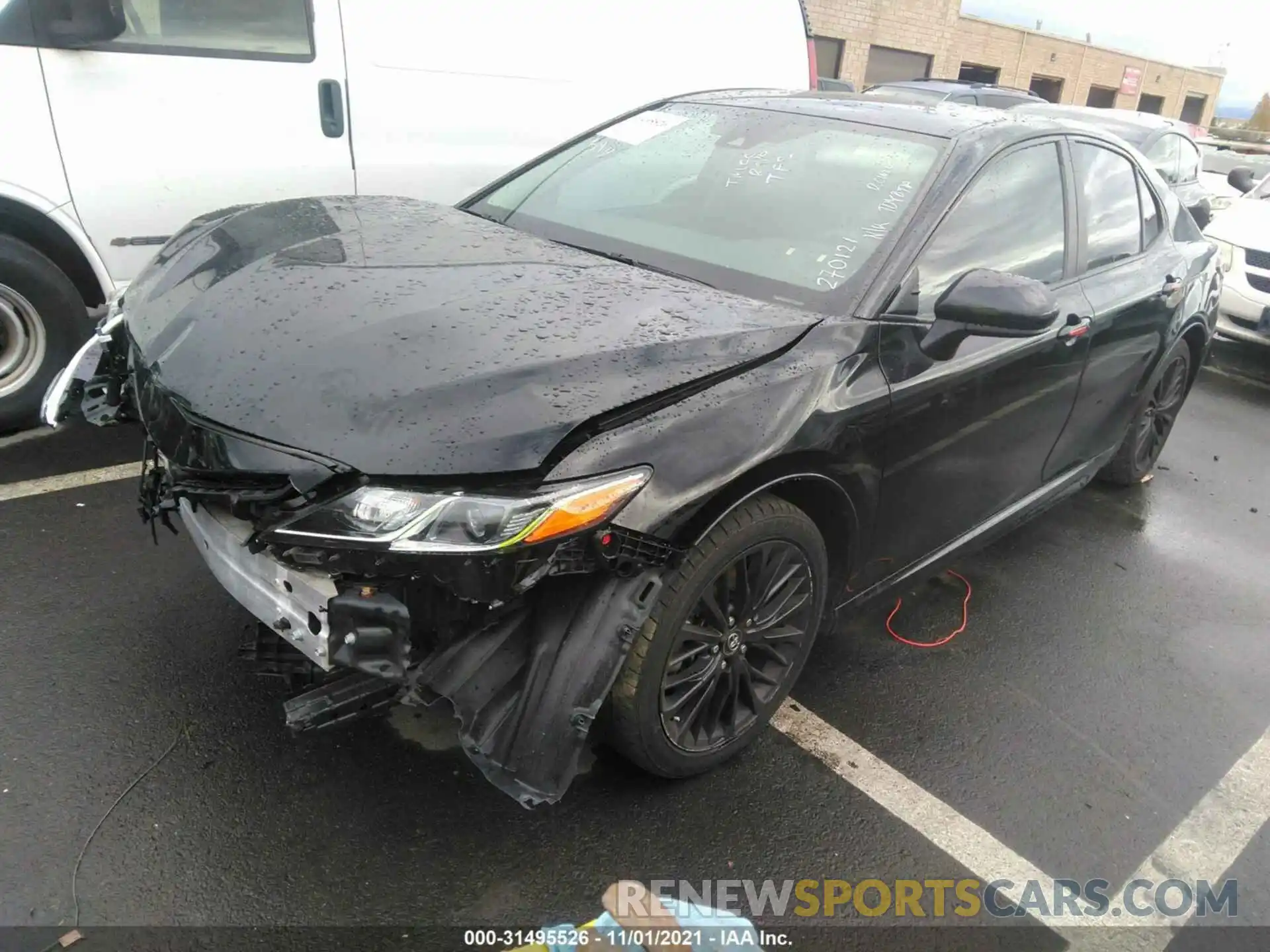 2 Photograph of a damaged car 4T1B11HKXKU270121 TOYOTA CAMRY 2019