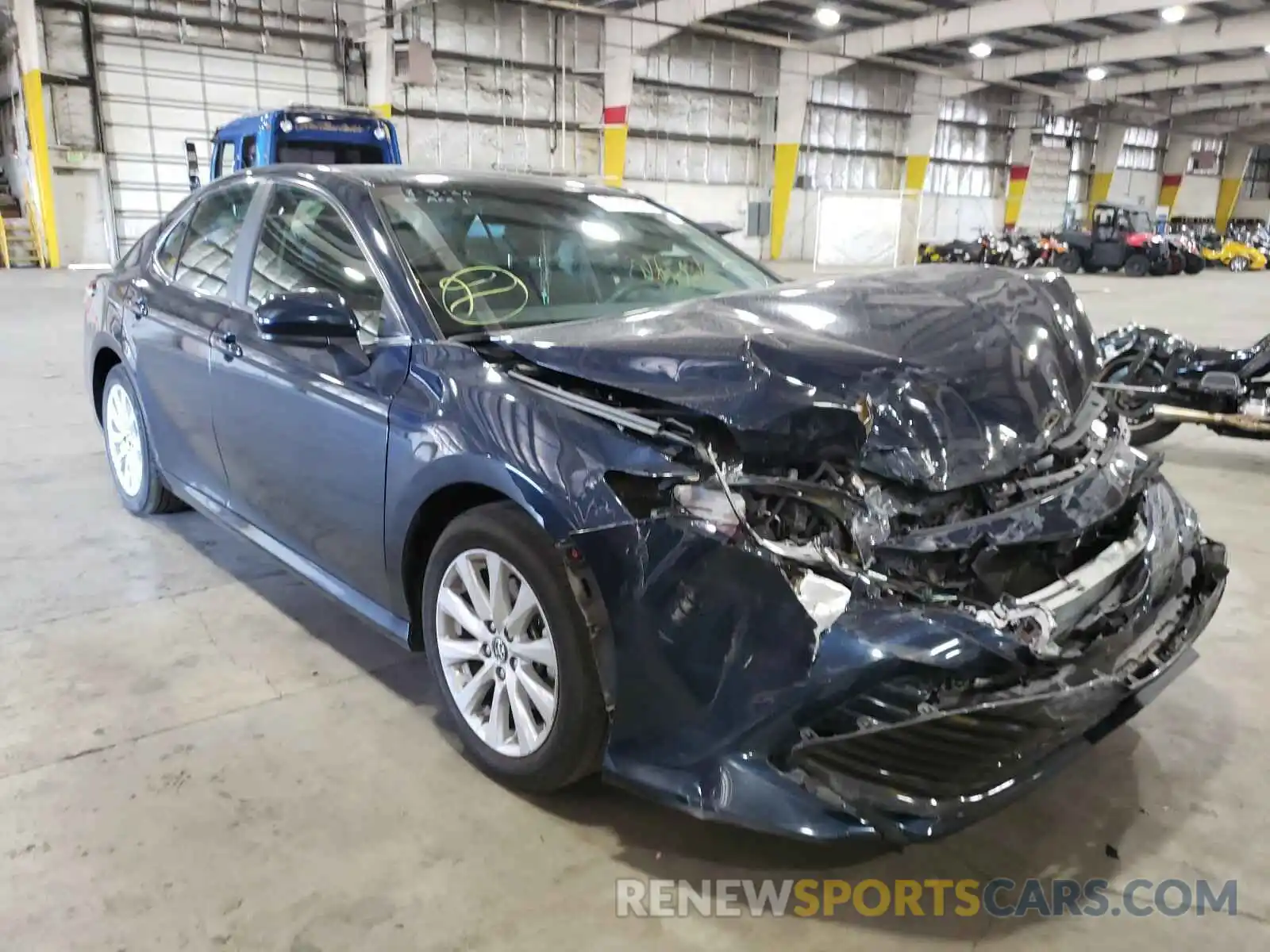 1 Photograph of a damaged car 4T1B11HKXKU273276 TOYOTA CAMRY 2019