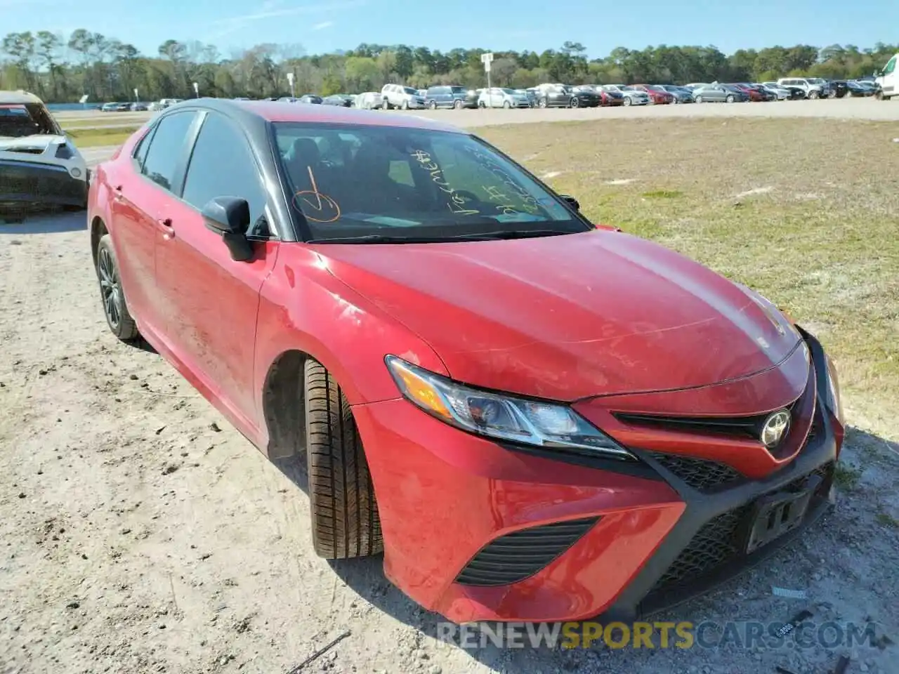 1 Photograph of a damaged car 4T1B11HKXKU273522 TOYOTA CAMRY 2019