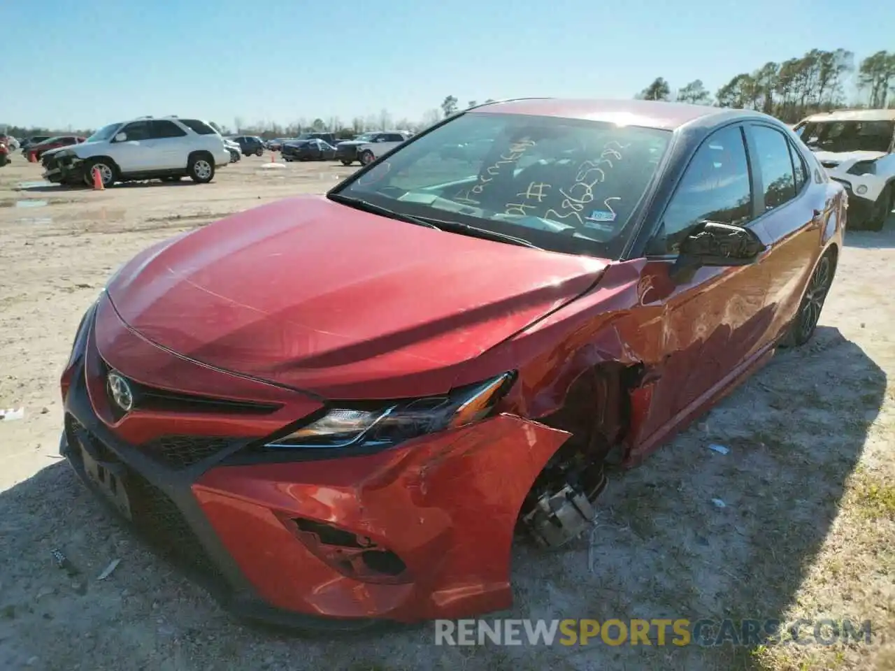 2 Photograph of a damaged car 4T1B11HKXKU273522 TOYOTA CAMRY 2019