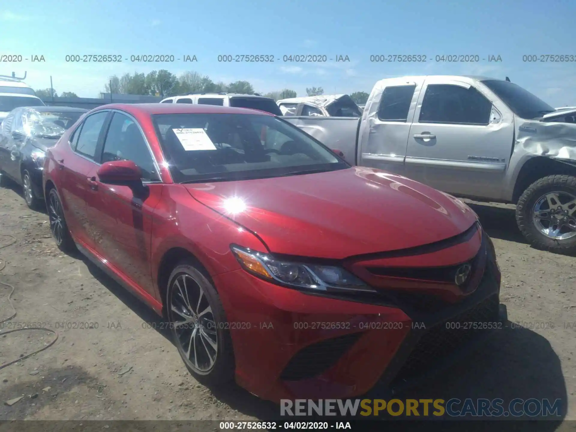 1 Photograph of a damaged car 4T1B11HKXKU276999 TOYOTA CAMRY 2019