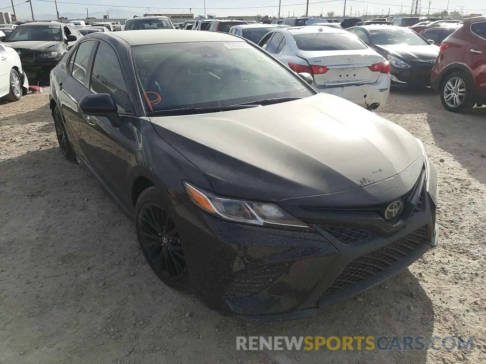 1 Photograph of a damaged car 4T1B11HKXKU277831 TOYOTA CAMRY 2019