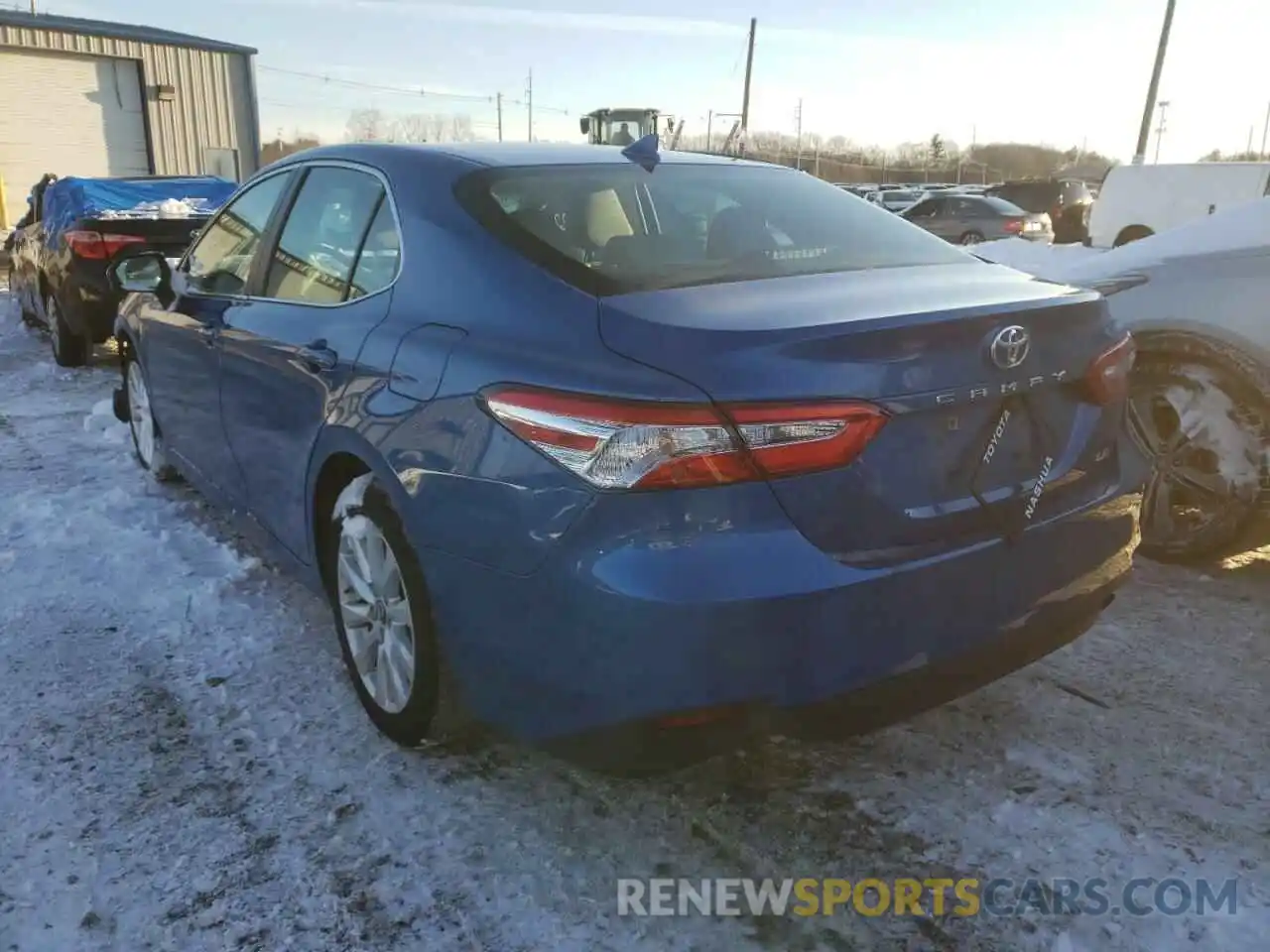 3 Photograph of a damaged car 4T1B11HKXKU281281 TOYOTA CAMRY 2019