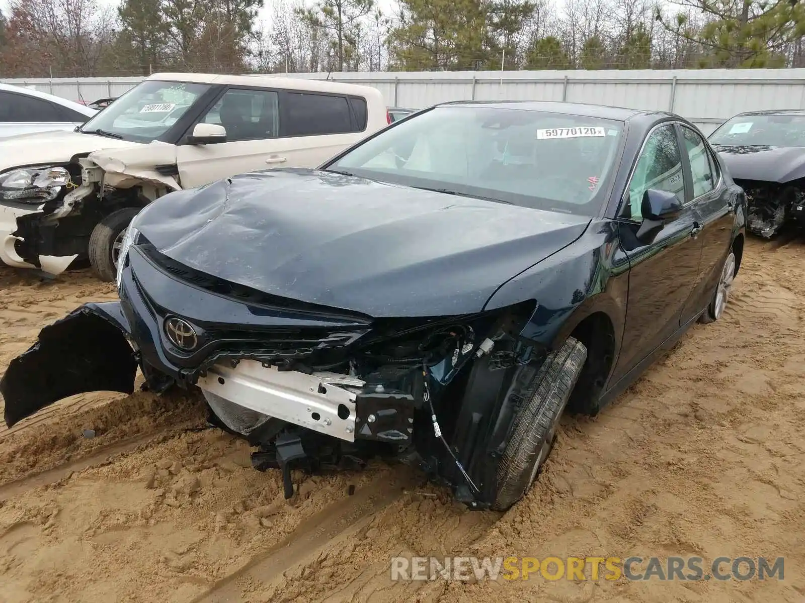 2 Photograph of a damaged car 4T1B11HKXKU284164 TOYOTA CAMRY 2019