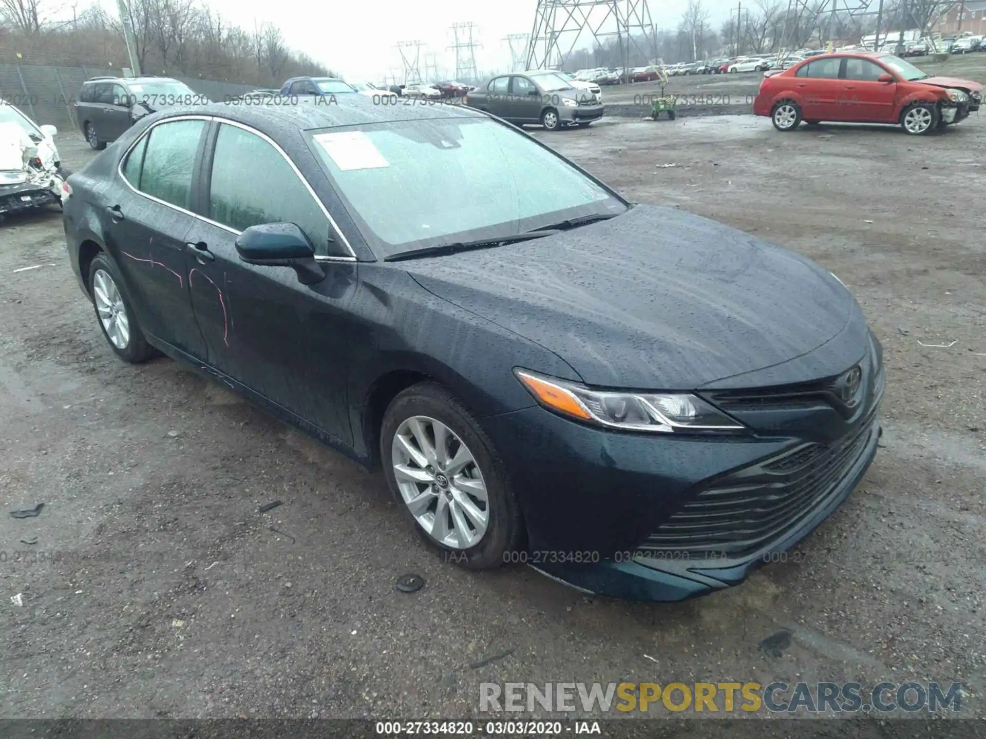 1 Photograph of a damaged car 4T1B11HKXKU289042 TOYOTA CAMRY 2019