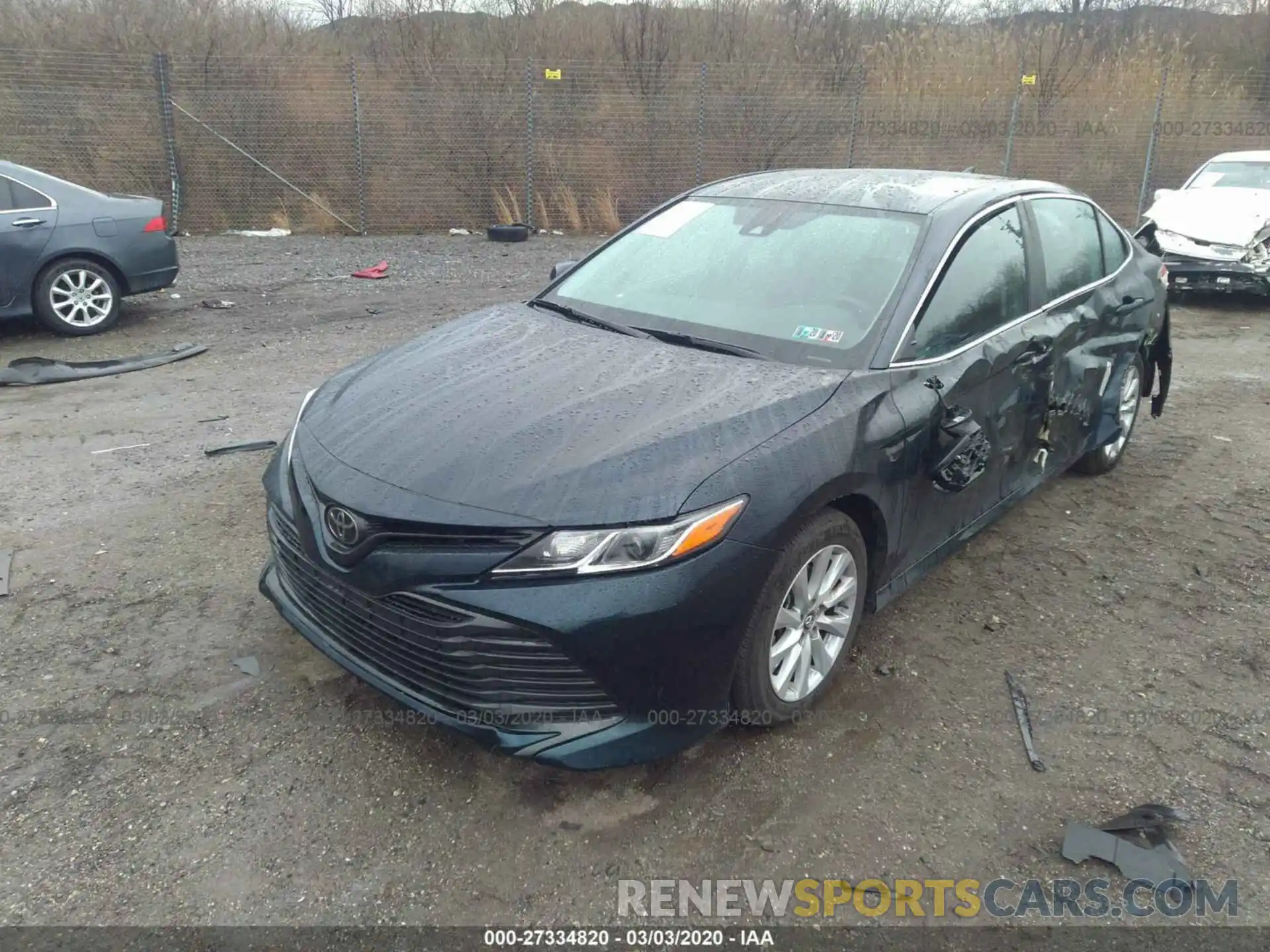 2 Photograph of a damaged car 4T1B11HKXKU289042 TOYOTA CAMRY 2019