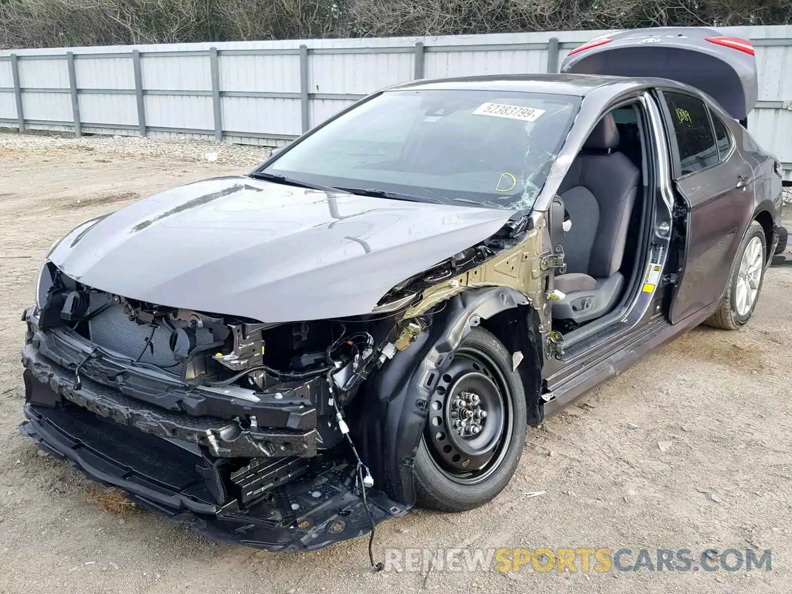 2 Photograph of a damaged car 4T1B11HKXKU289199 TOYOTA CAMRY 2019