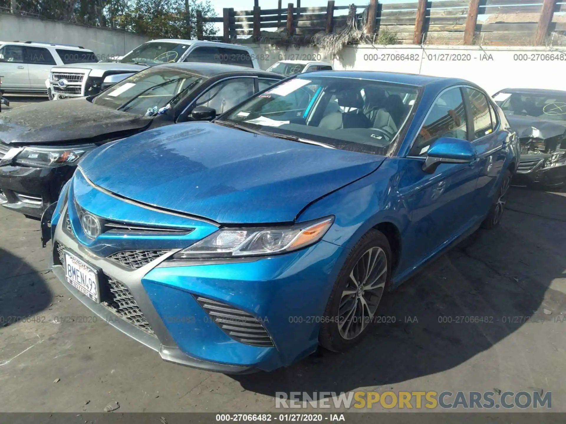 2 Photograph of a damaged car 4T1B11HKXKU289686 TOYOTA CAMRY 2019