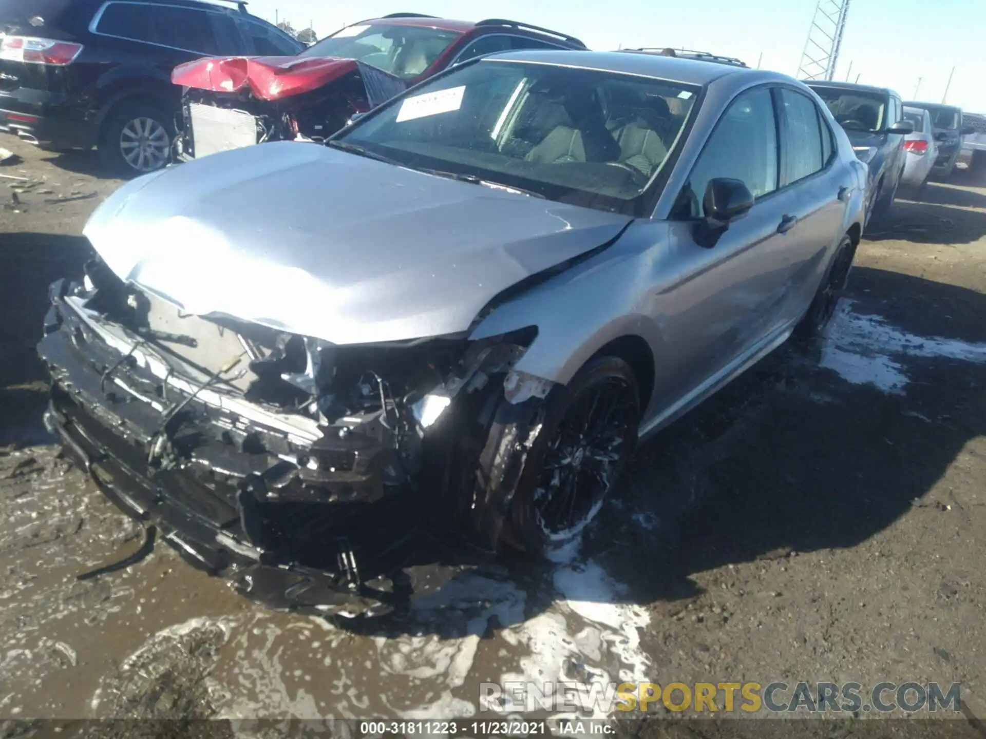 2 Photograph of a damaged car 4T1B11HKXKU295777 TOYOTA CAMRY 2019