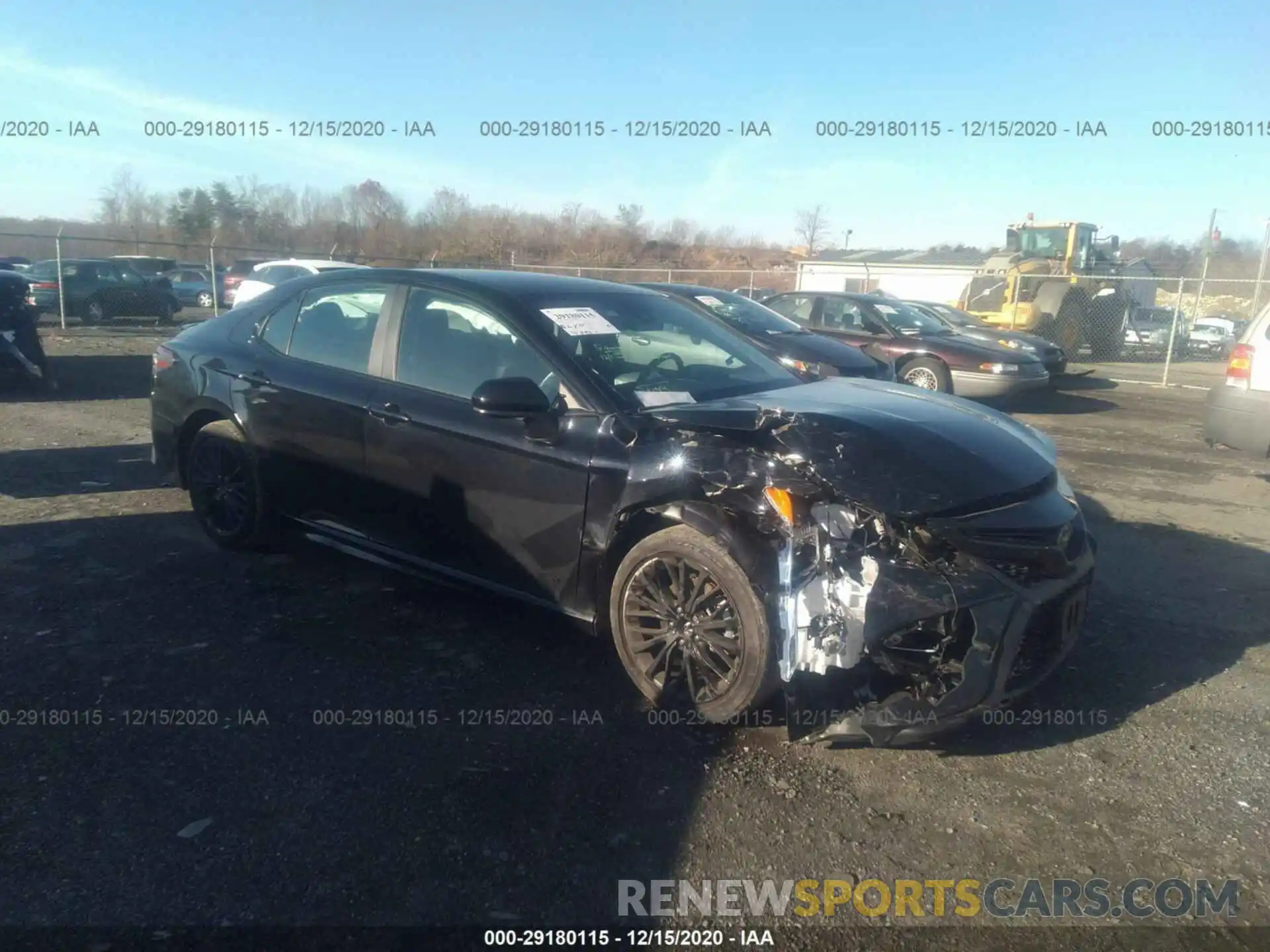 1 Photograph of a damaged car 4T1B11HKXKU298761 TOYOTA CAMRY 2019