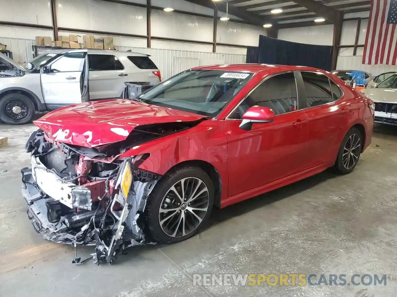 1 Photograph of a damaged car 4T1B11HKXKU299361 TOYOTA CAMRY 2019