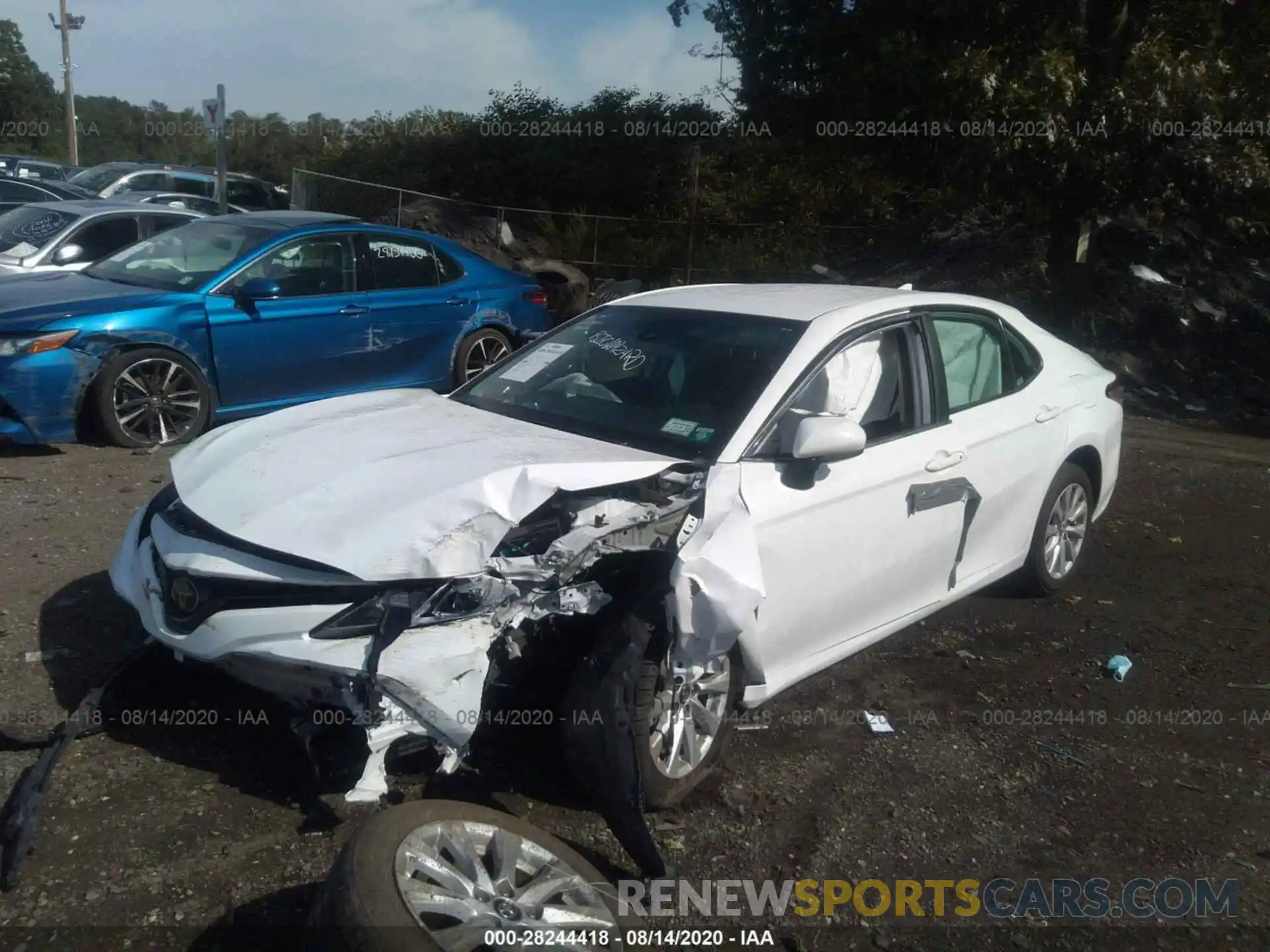 2 Photograph of a damaged car 4T1B11HKXKU680840 TOYOTA CAMRY 2019