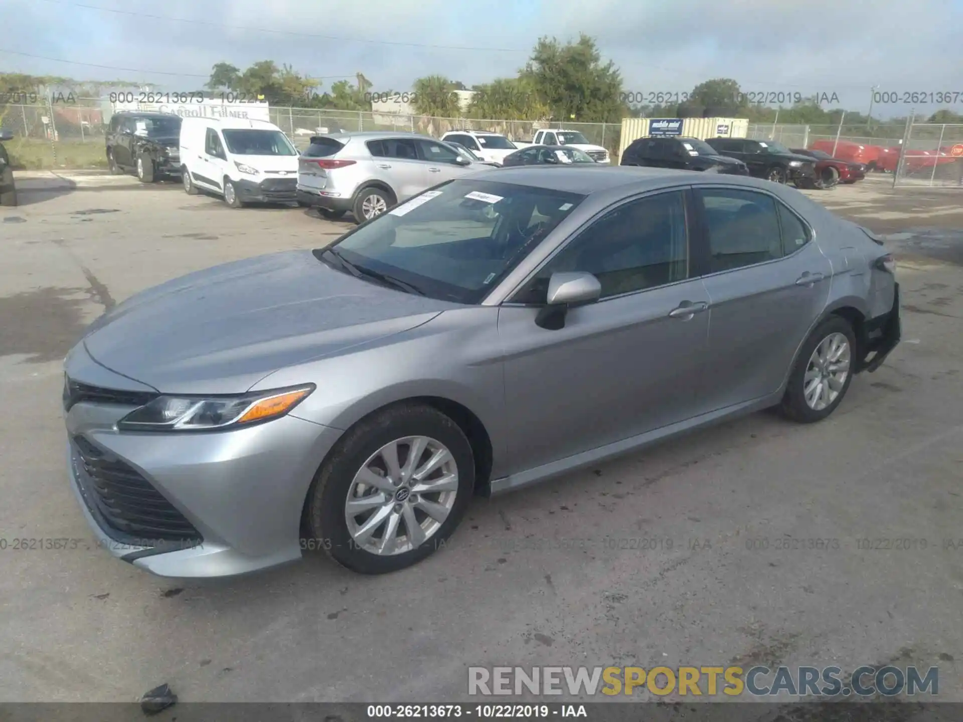 2 Photograph of a damaged car 4T1B11HKXKU681535 TOYOTA CAMRY 2019