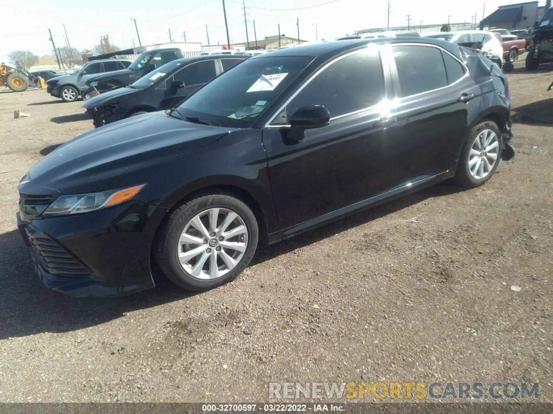 2 Photograph of a damaged car 4T1B11HKXKU682040 TOYOTA CAMRY 2019