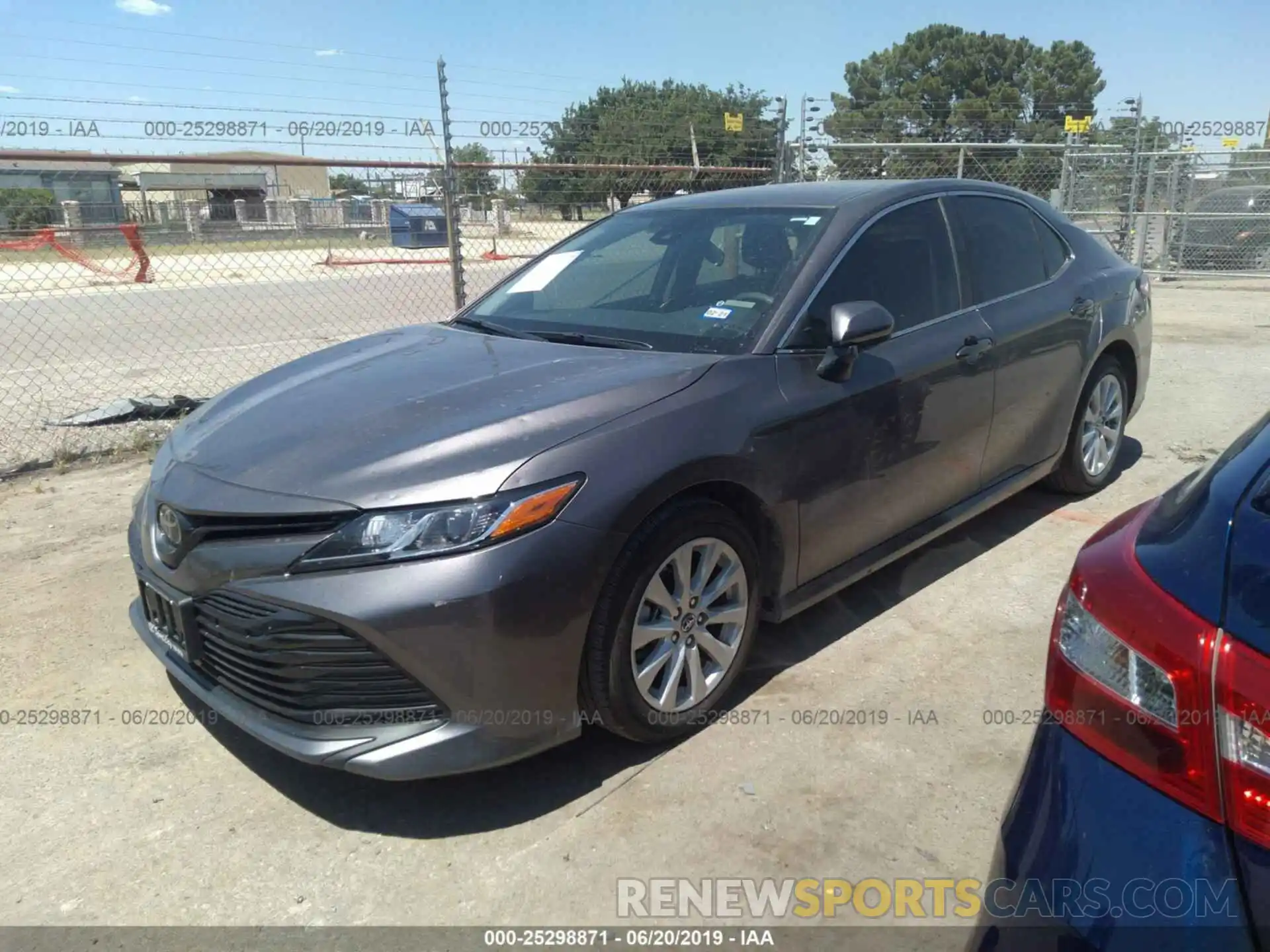 2 Photograph of a damaged car 4T1B11HKXKU684113 TOYOTA CAMRY 2019