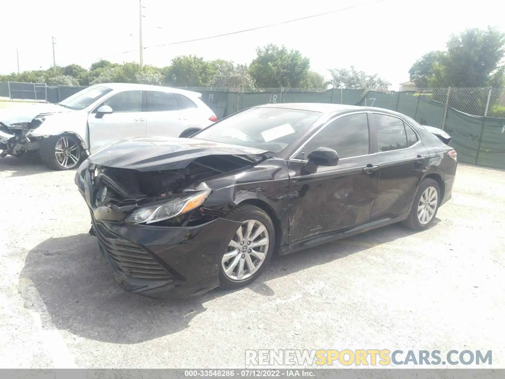 2 Photograph of a damaged car 4T1B11HKXKU684869 TOYOTA CAMRY 2019