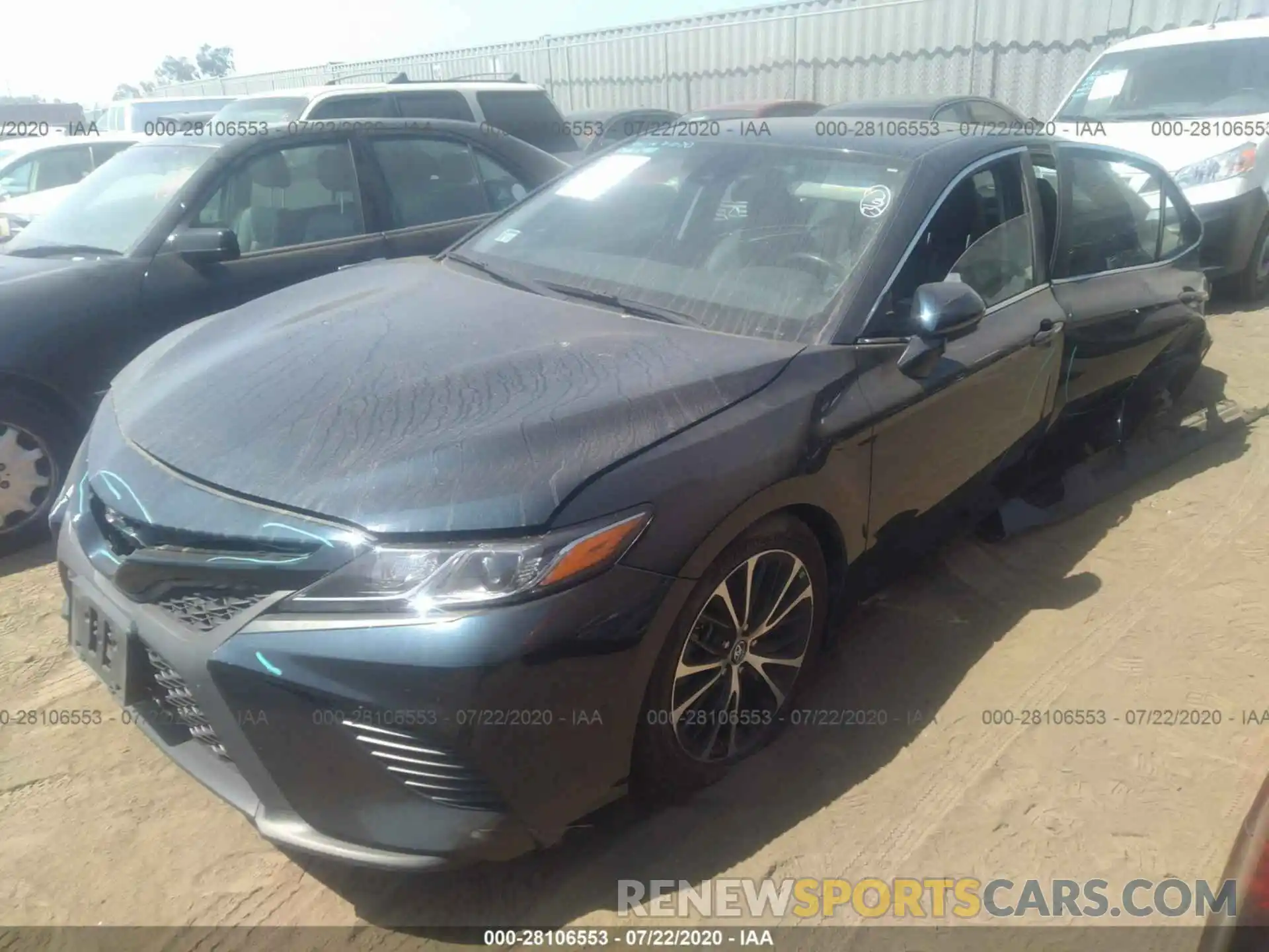 2 Photograph of a damaged car 4T1B11HKXKU685231 TOYOTA CAMRY 2019