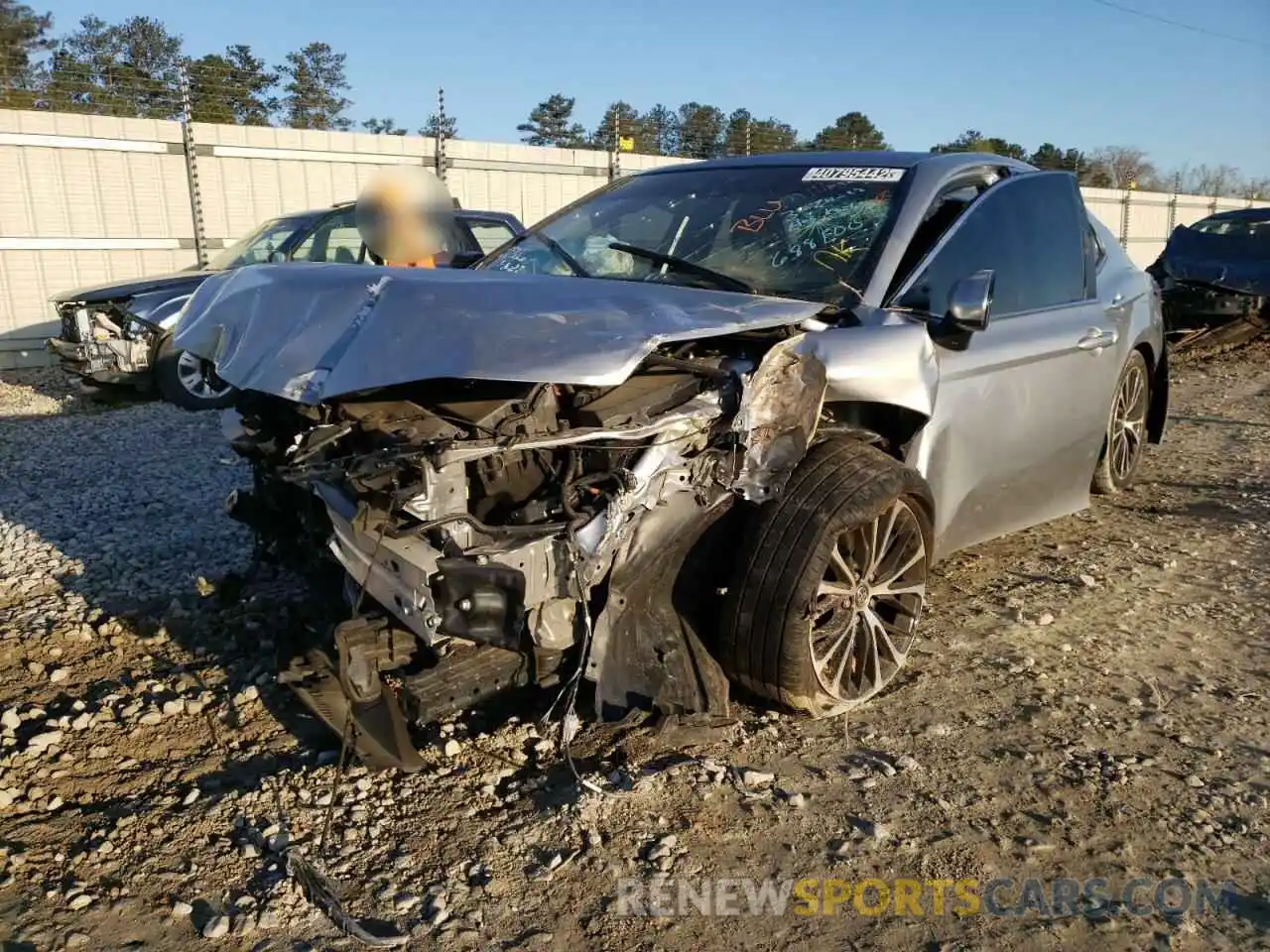 2 Photograph of a damaged car 4T1B11HKXKU688100 TOYOTA CAMRY 2019