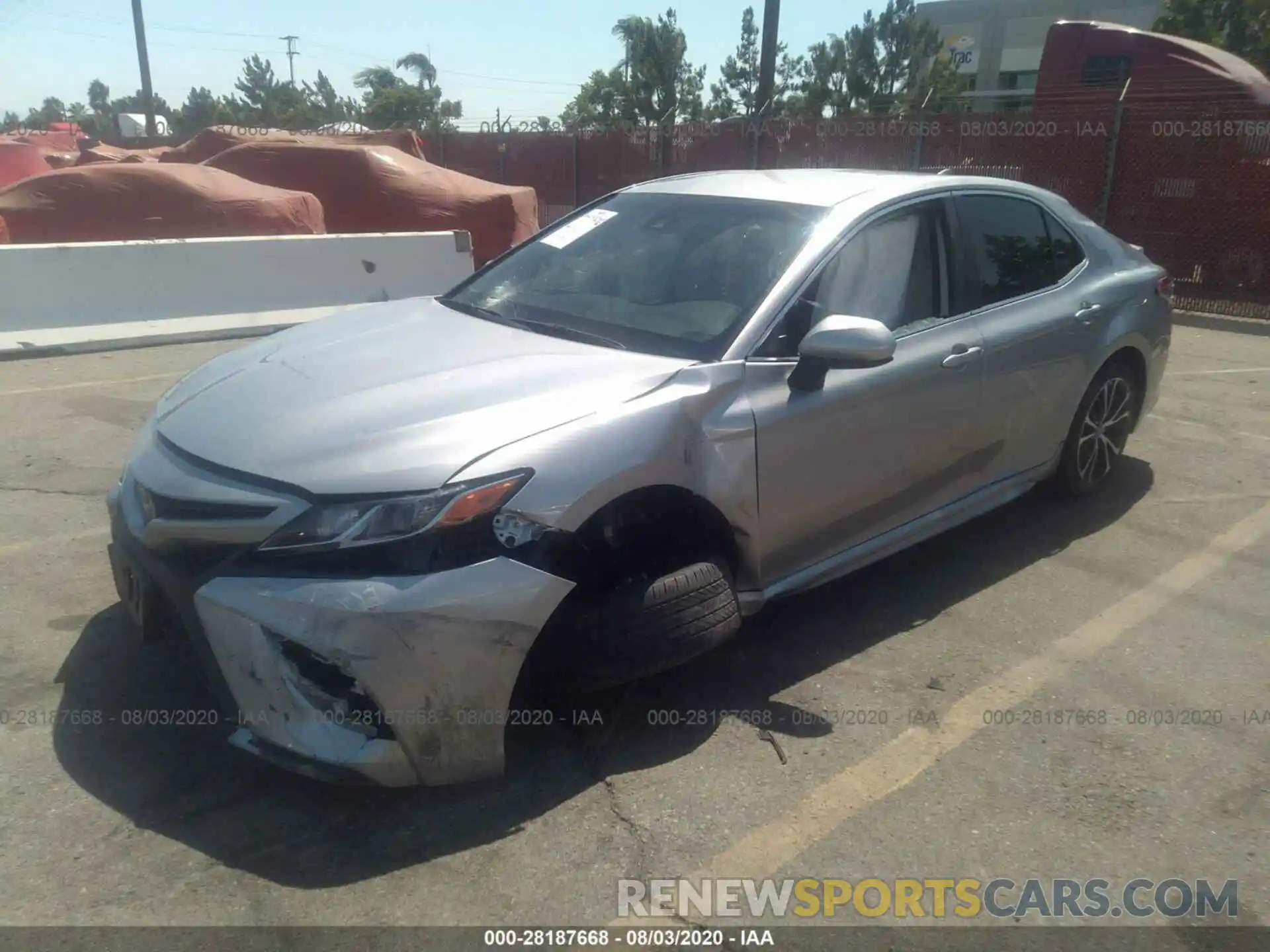 2 Photograph of a damaged car 4T1B11HKXKU688307 TOYOTA CAMRY 2019