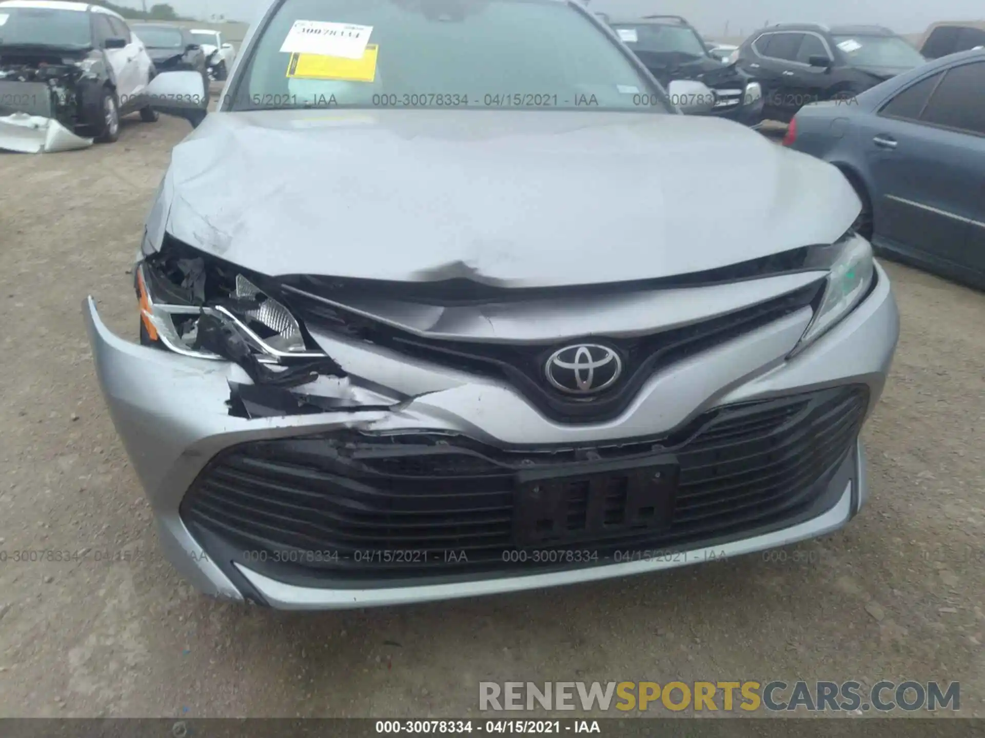 6 Photograph of a damaged car 4T1B11HKXKU688467 TOYOTA CAMRY 2019