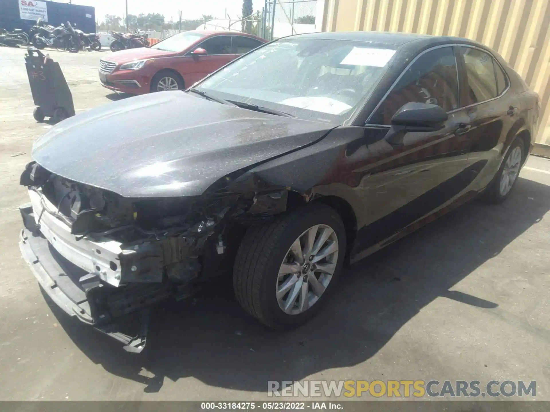 2 Photograph of a damaged car 4T1B11HKXKU689036 TOYOTA CAMRY 2019