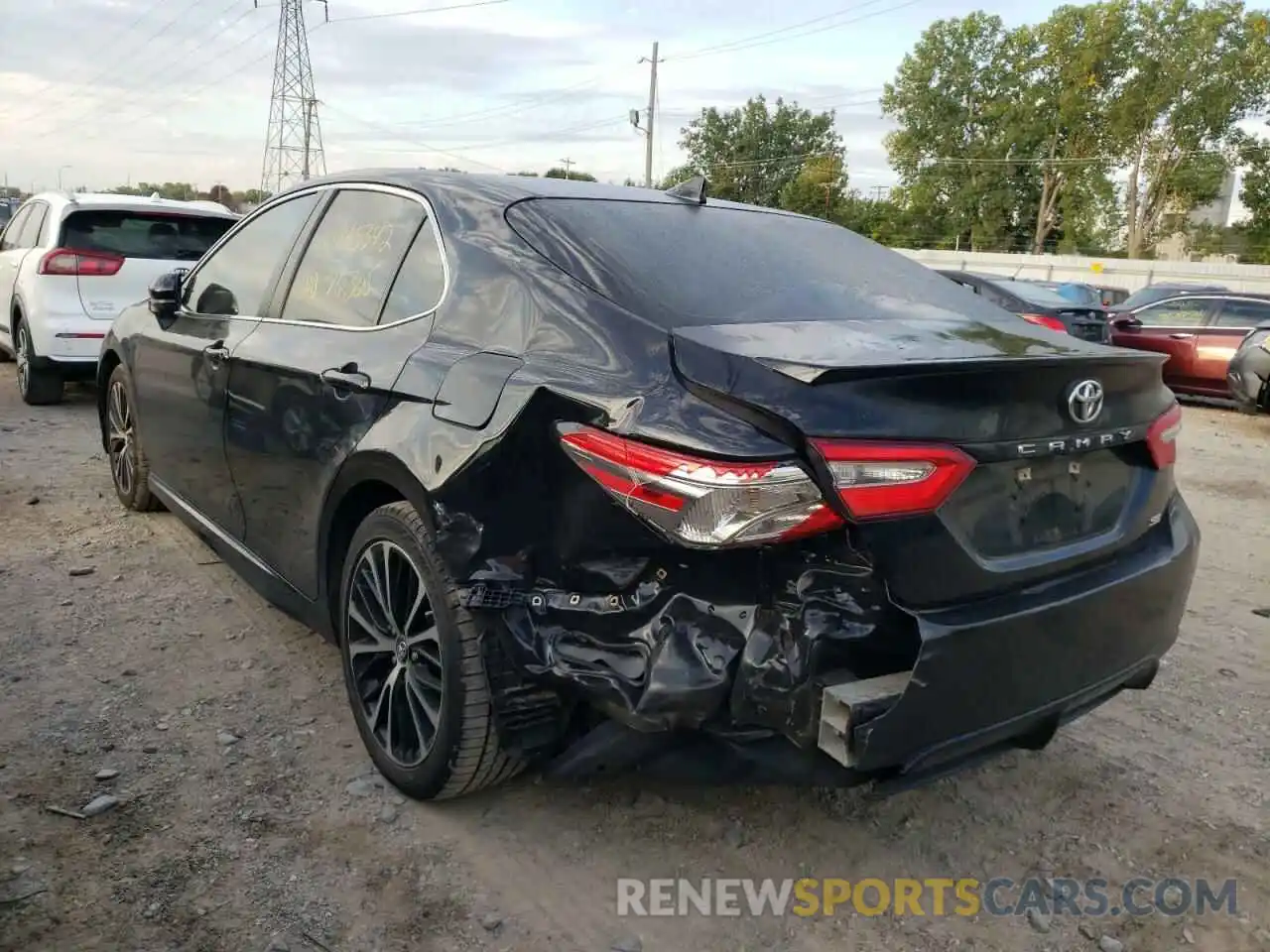 3 Photograph of a damaged car 4T1B11HKXKU690607 TOYOTA CAMRY 2019