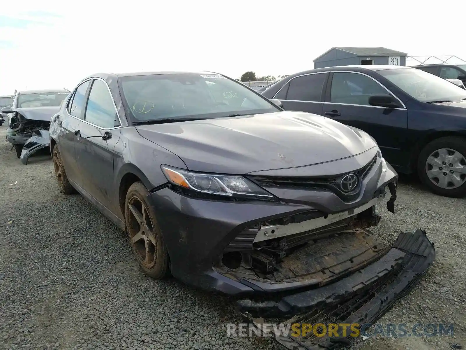 1 Photograph of a damaged car 4T1B11HKXKU691160 TOYOTA CAMRY 2019