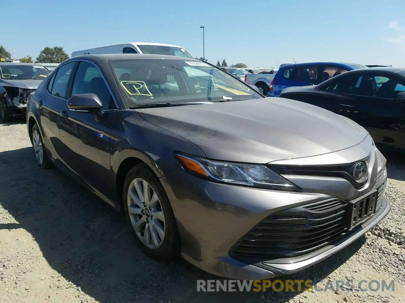 1 Photograph of a damaged car 4T1B11HKXKU691286 TOYOTA CAMRY 2019