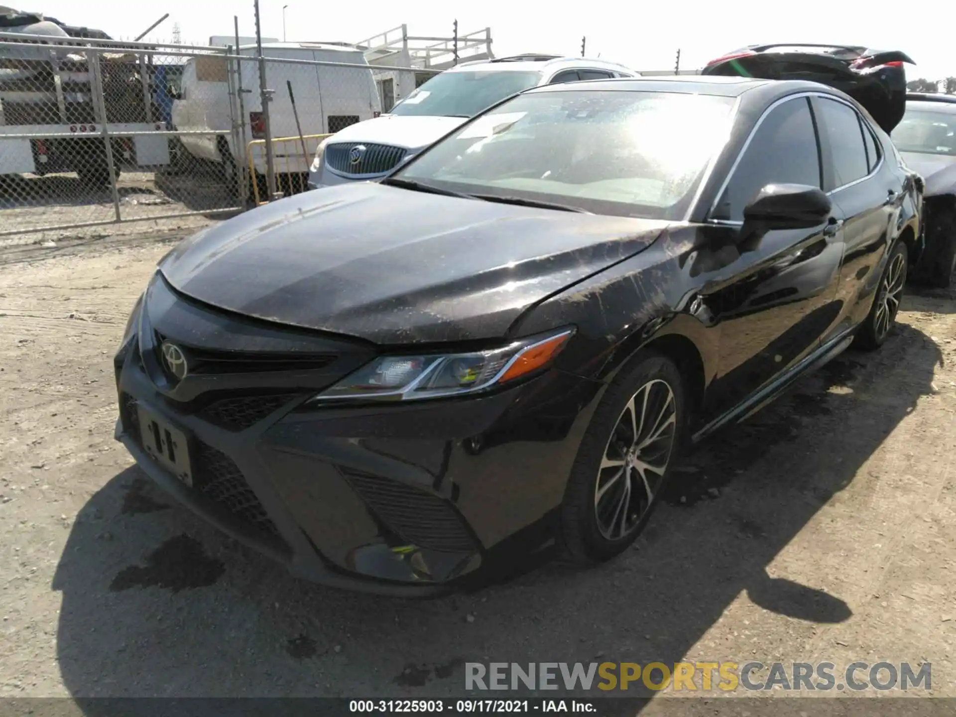 2 Photograph of a damaged car 4T1B11HKXKU691918 TOYOTA CAMRY 2019