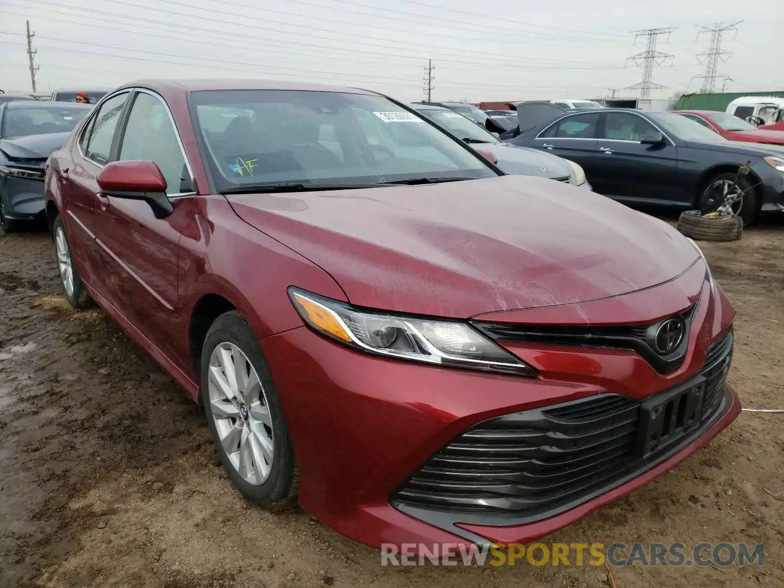 1 Photograph of a damaged car 4T1B11HKXKU692003 TOYOTA CAMRY 2019