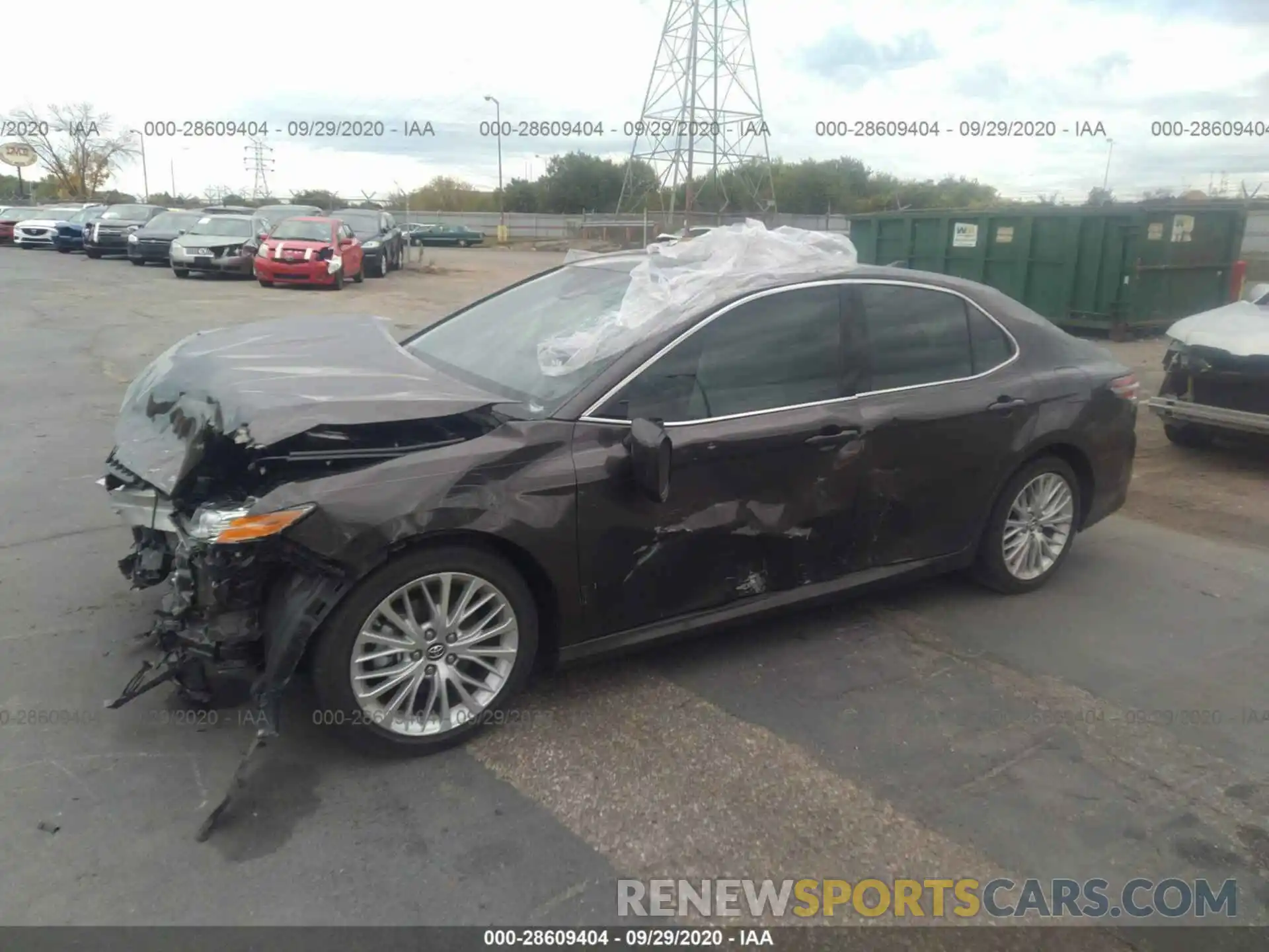 2 Photograph of a damaged car 4T1B11HKXKU694768 TOYOTA CAMRY 2019