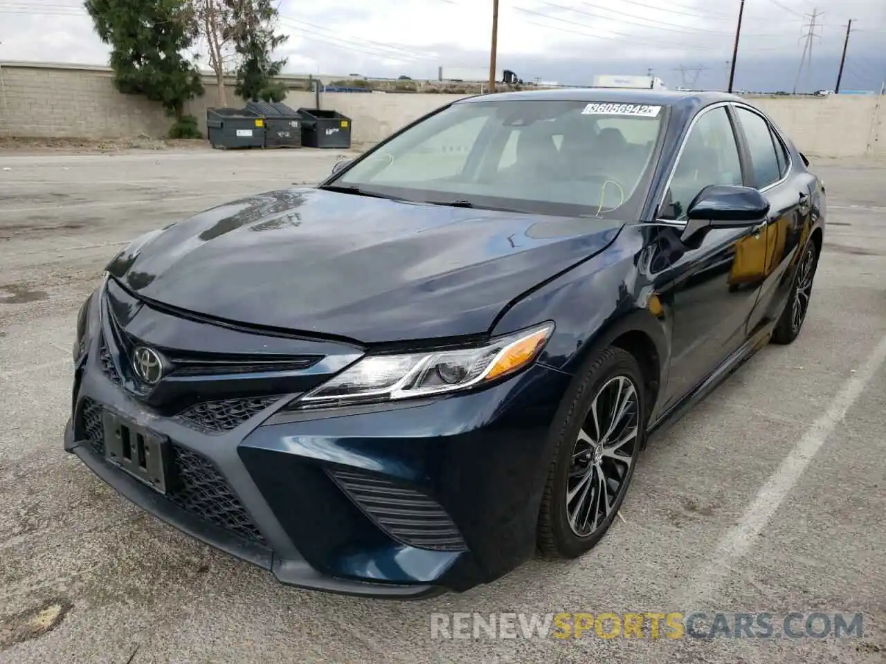 2 Photograph of a damaged car 4T1B11HKXKU695337 TOYOTA CAMRY 2019