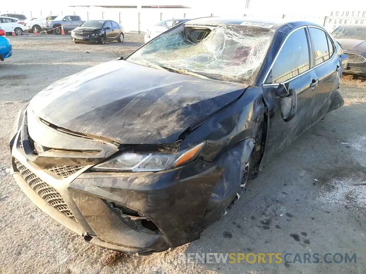 2 Photograph of a damaged car 4T1B11HKXKU697007 TOYOTA CAMRY 2019