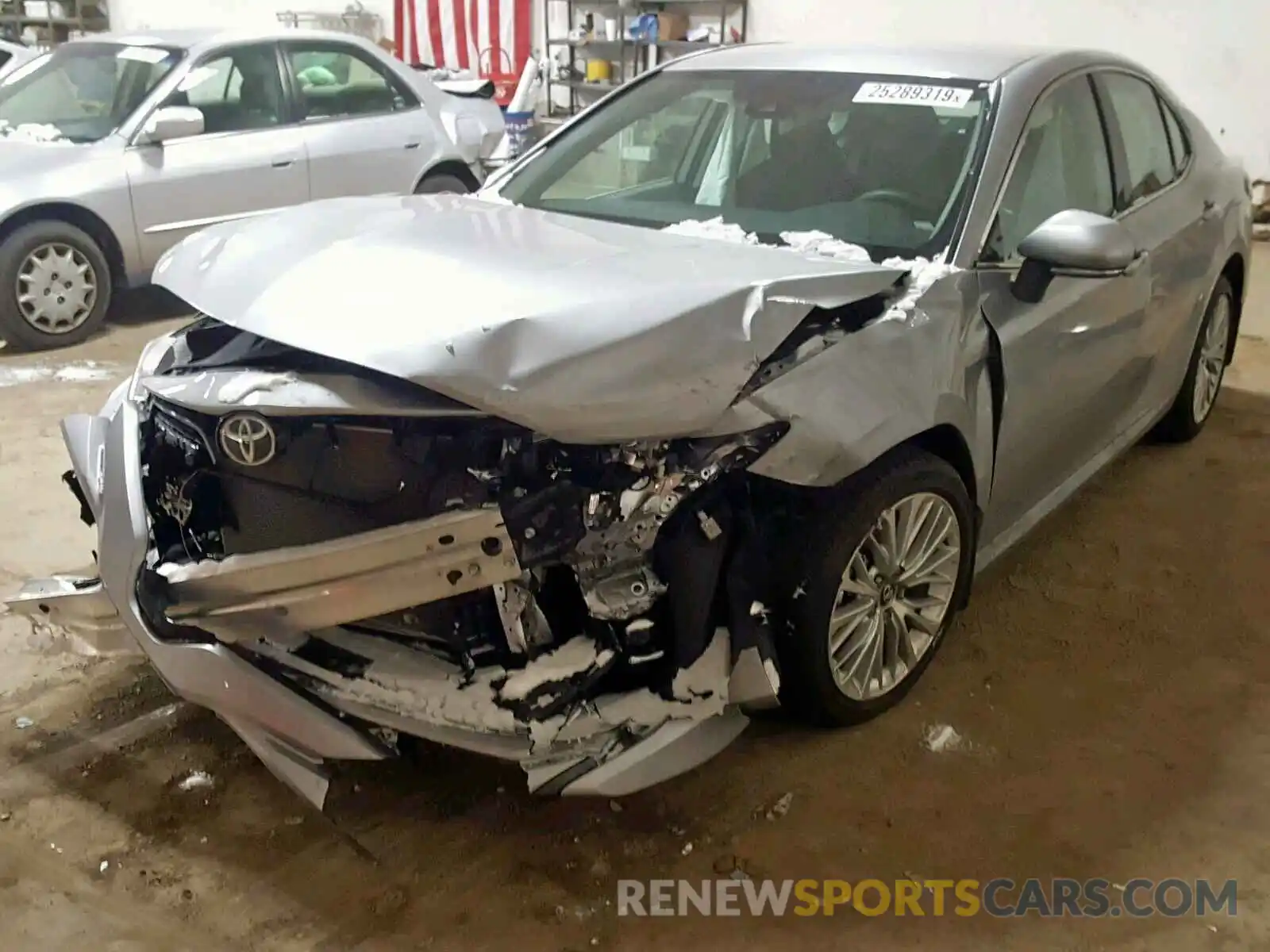 2 Photograph of a damaged car 4T1B11HKXKU697265 TOYOTA CAMRY 2019