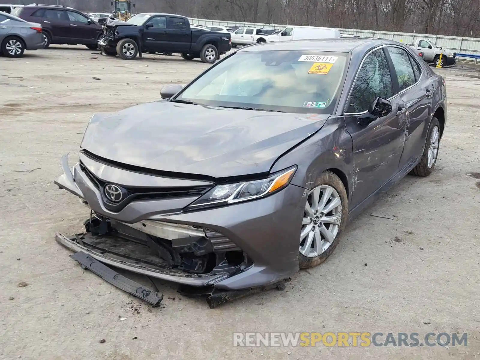 2 Photograph of a damaged car 4T1B11HKXKU698786 TOYOTA CAMRY 2019