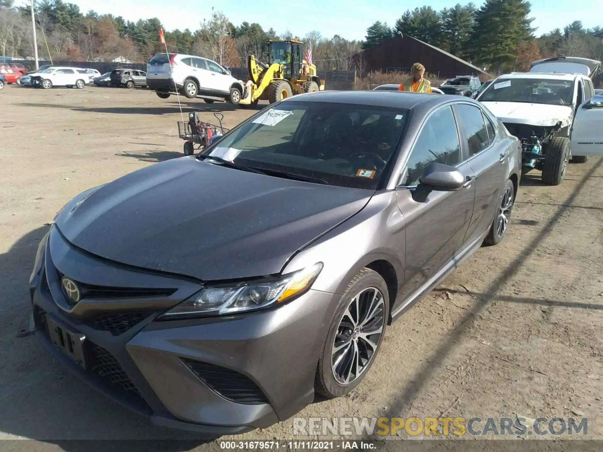 2 Photograph of a damaged car 4T1B11HKXKU700813 TOYOTA CAMRY 2019