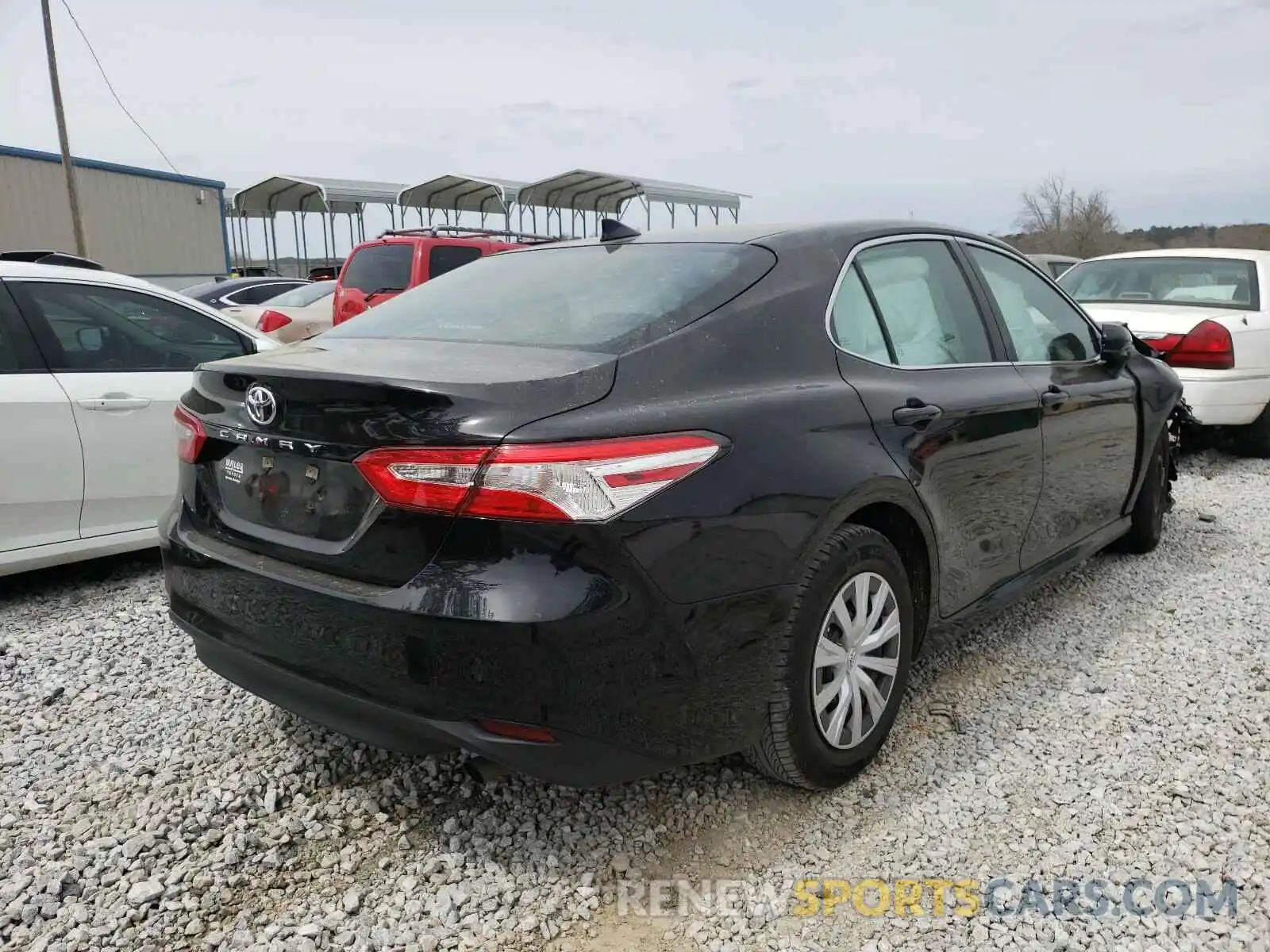 4 Фотография поврежденного автомобиля 4T1B11HKXKU705574 TOYOTA CAMRY 2019