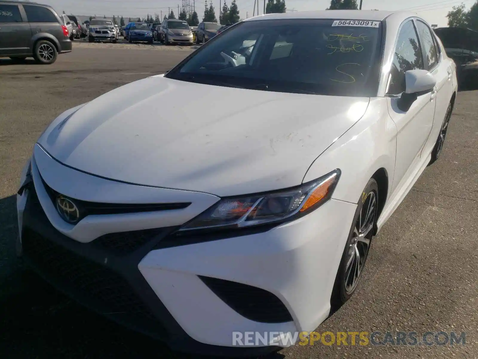 2 Photograph of a damaged car 4T1B11HKXKU706384 TOYOTA CAMRY 2019