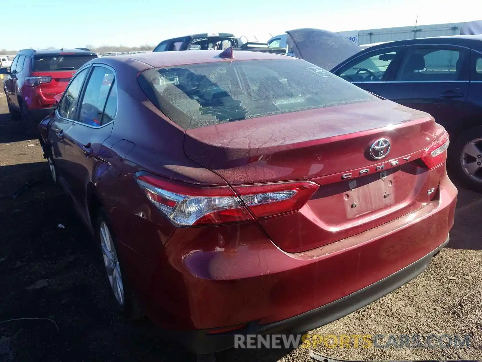 3 Photograph of a damaged car 4T1B11HKXKU707017 TOYOTA CAMRY 2019