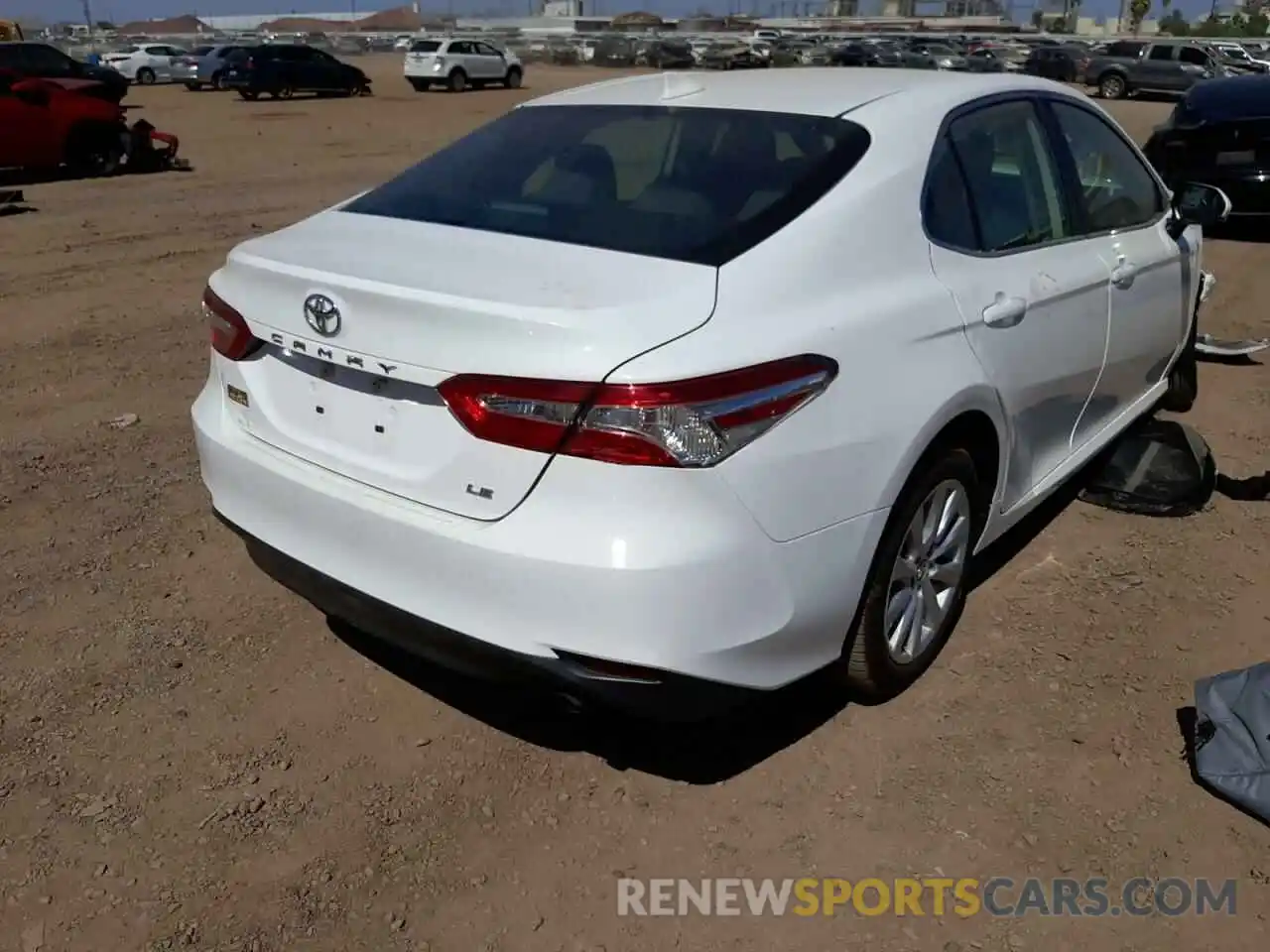 4 Photograph of a damaged car 4T1B11HKXKU707809 TOYOTA CAMRY 2019