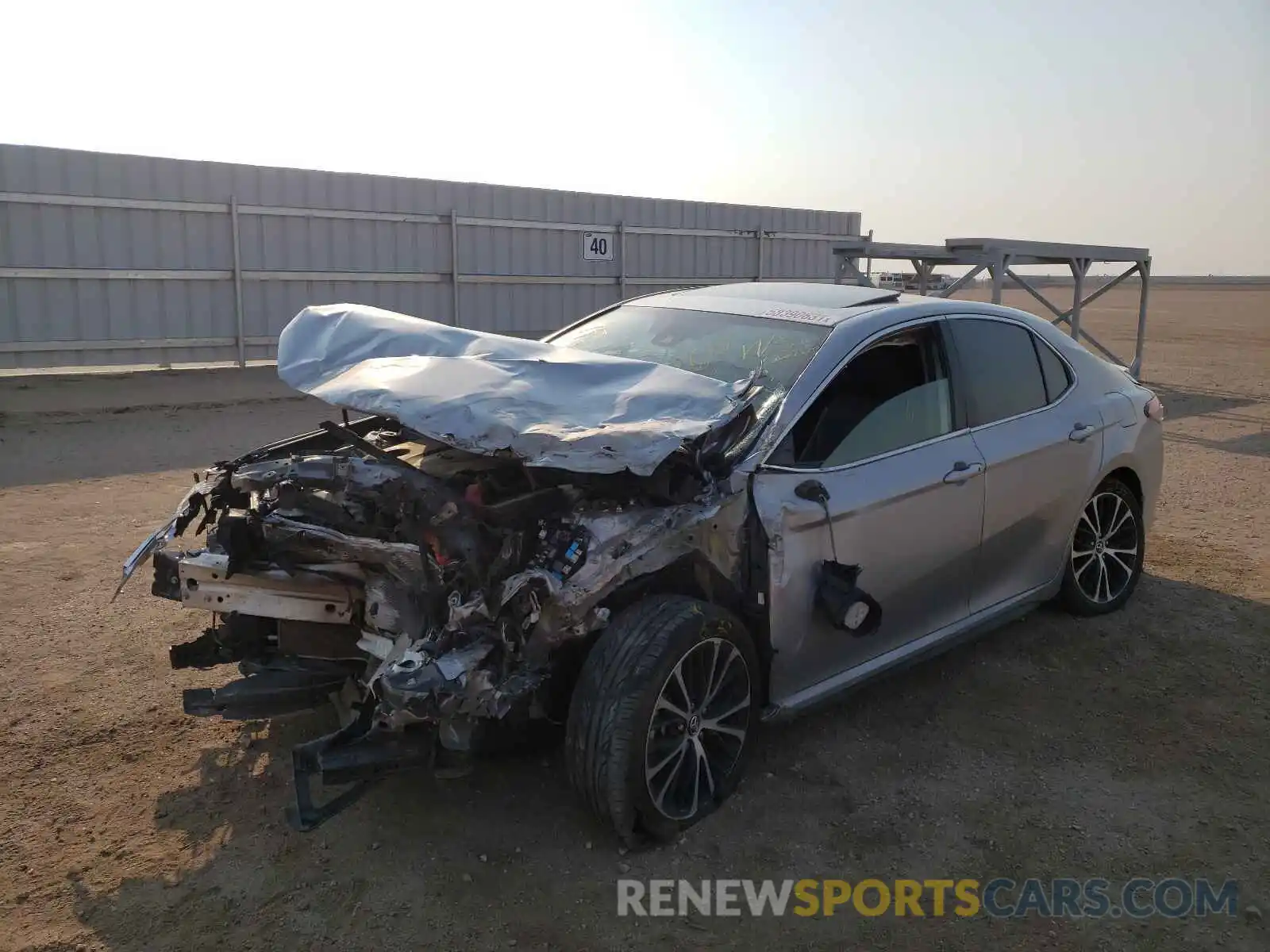 2 Photograph of a damaged car 4T1B11HKXKU708717 TOYOTA CAMRY 2019