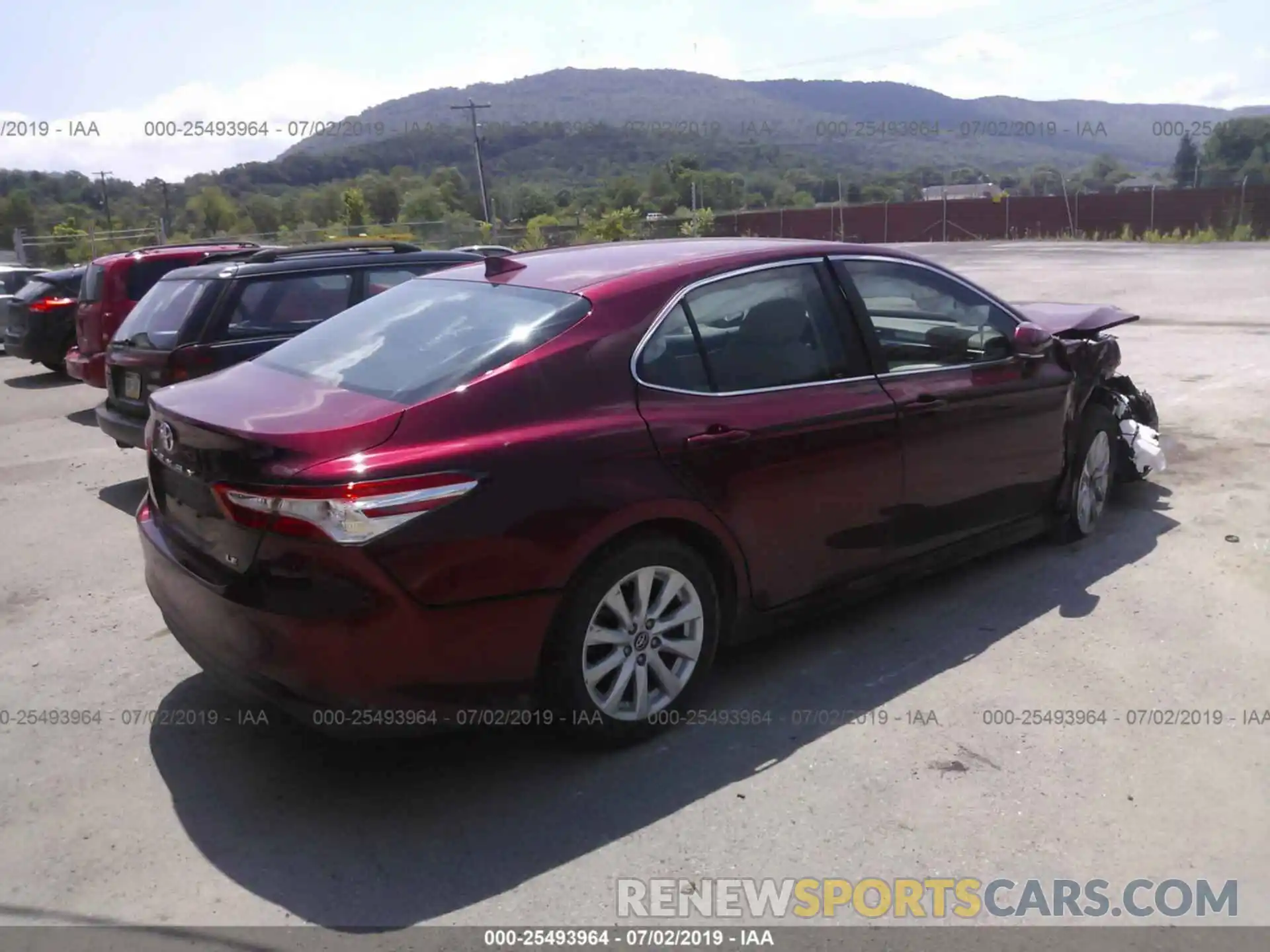 4 Photograph of a damaged car 4T1B11HKXKU712007 TOYOTA CAMRY 2019