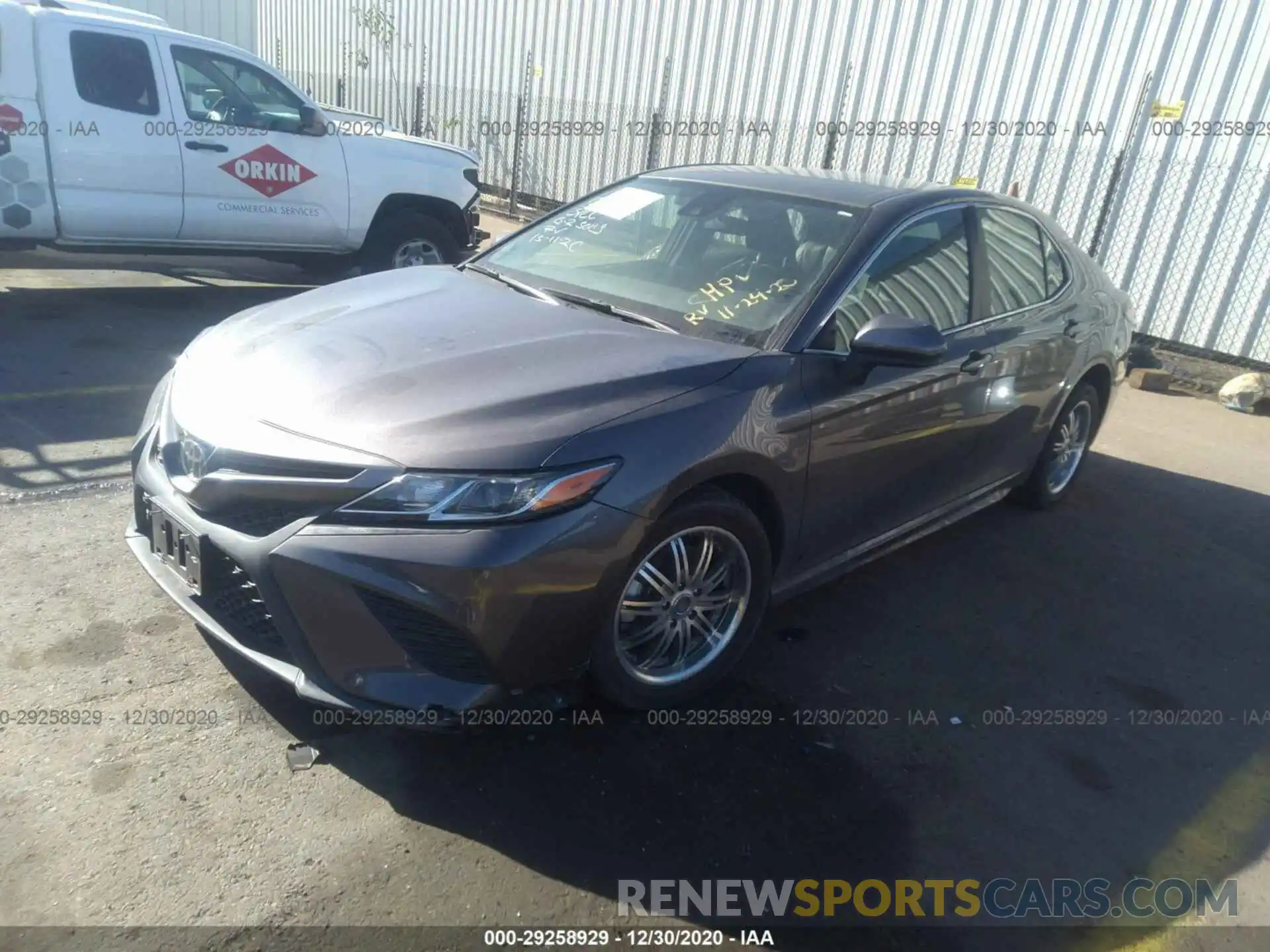 2 Photograph of a damaged car 4T1B11HKXKU712122 TOYOTA CAMRY 2019