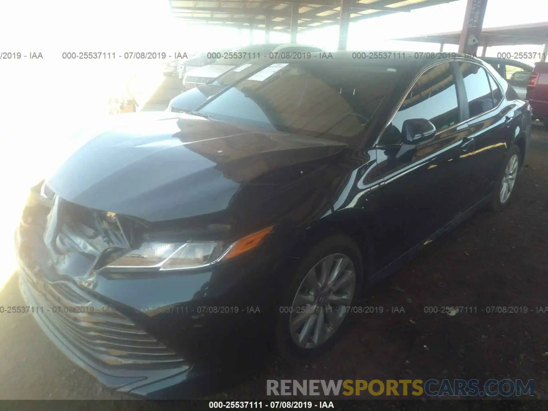 2 Photograph of a damaged car 4T1B11HKXKU712248 TOYOTA CAMRY 2019