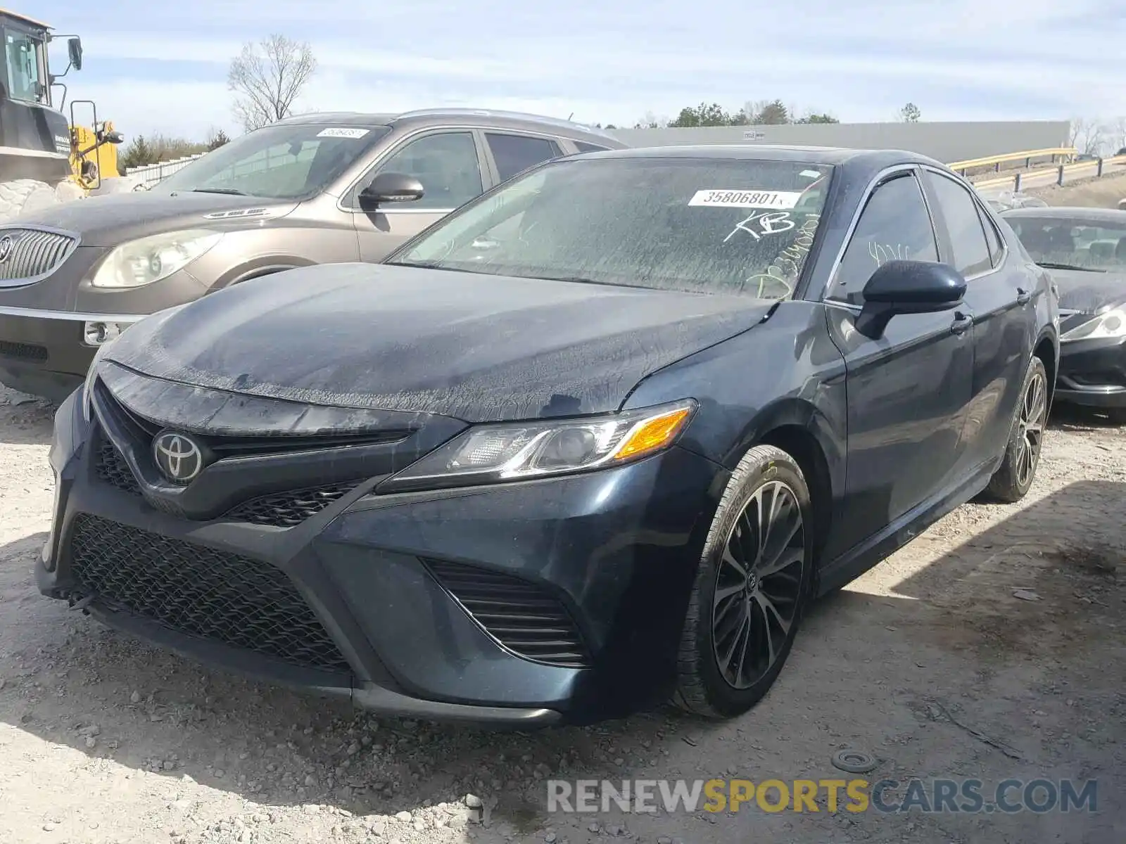 2 Photograph of a damaged car 4T1B11HKXKU712749 TOYOTA CAMRY 2019