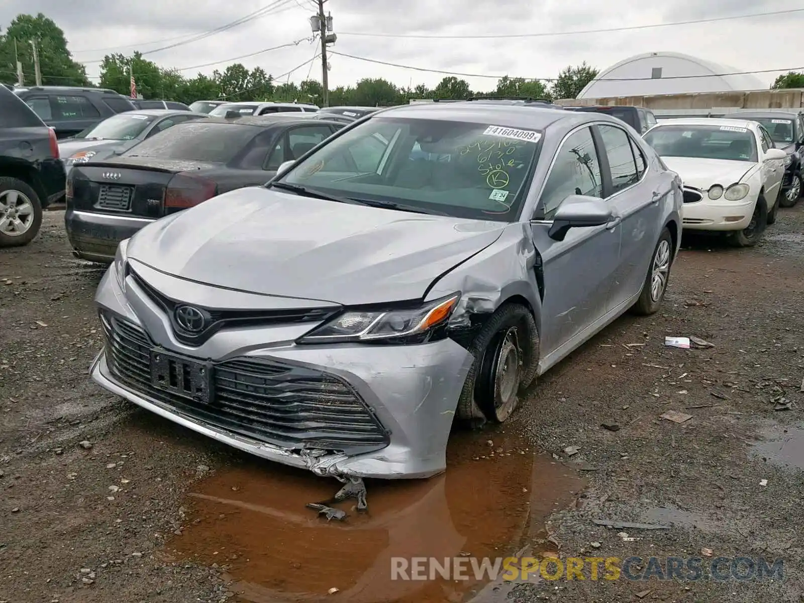 2 Photograph of a damaged car 4T1B11HKXKU713514 TOYOTA CAMRY 2019