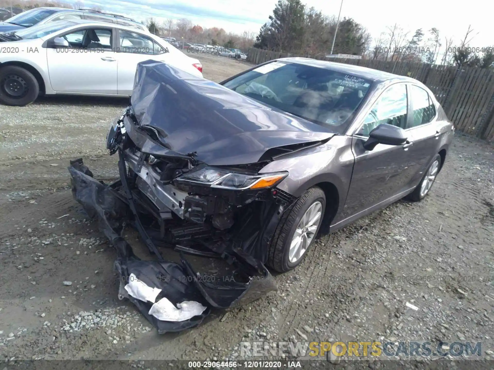 2 Photograph of a damaged car 4T1B11HKXKU714033 TOYOTA CAMRY 2019